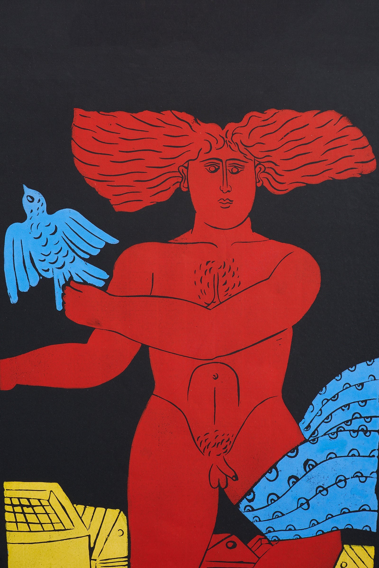Lithograph by Alekos Fassianos (1935-2022)
