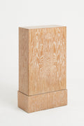 6921- Art Deco Limed Oak Pedestal