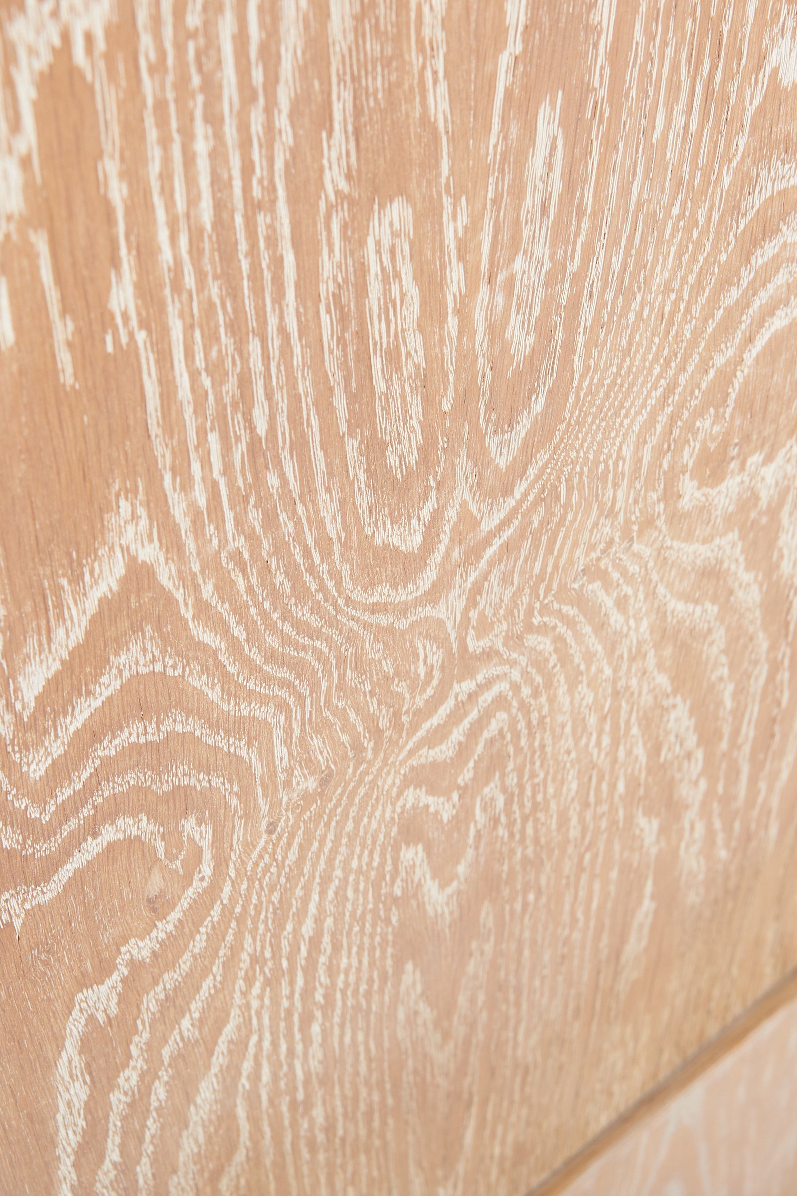 Art Deco Limed Oak Pedestal