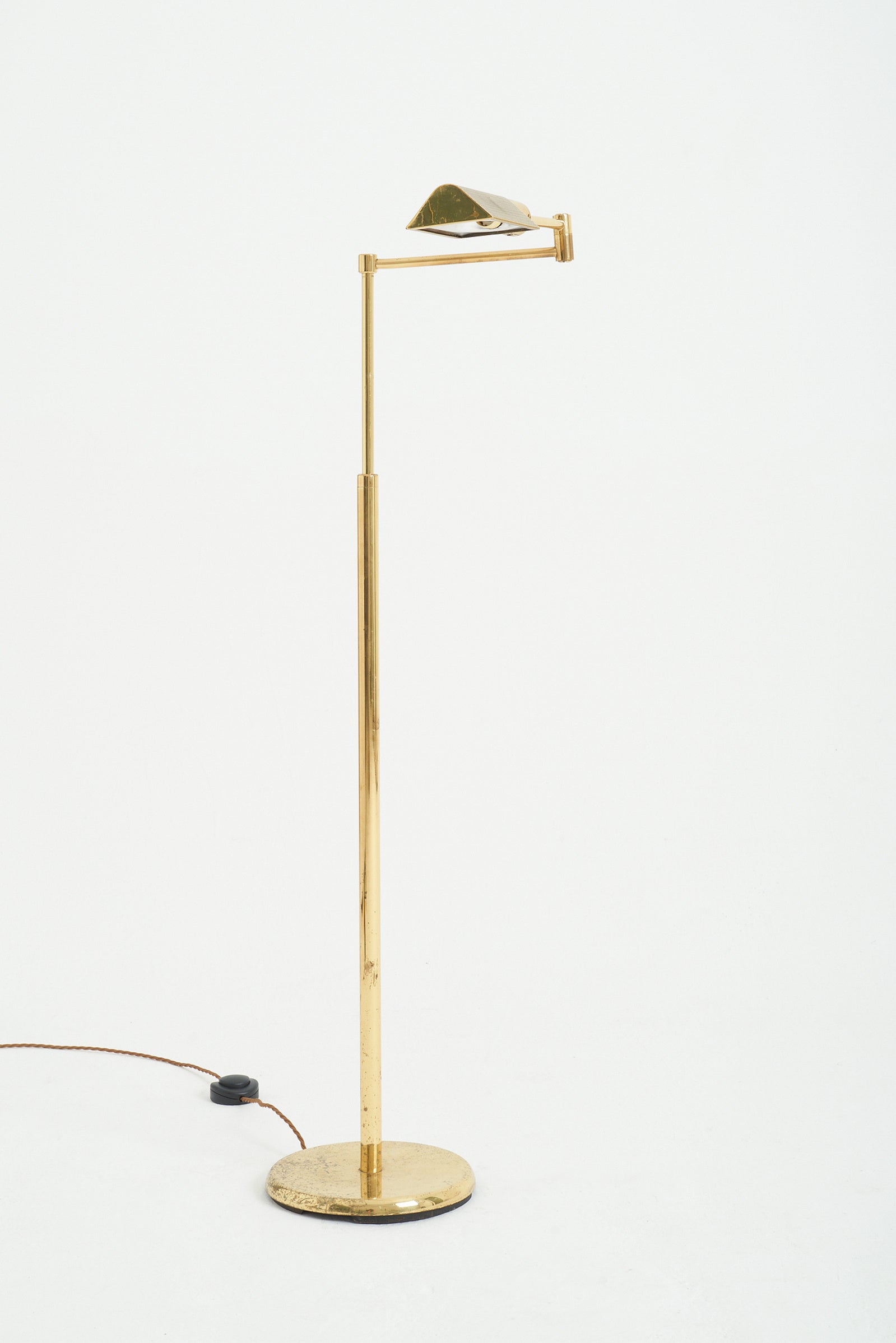 Brass Reading Floor Lamp