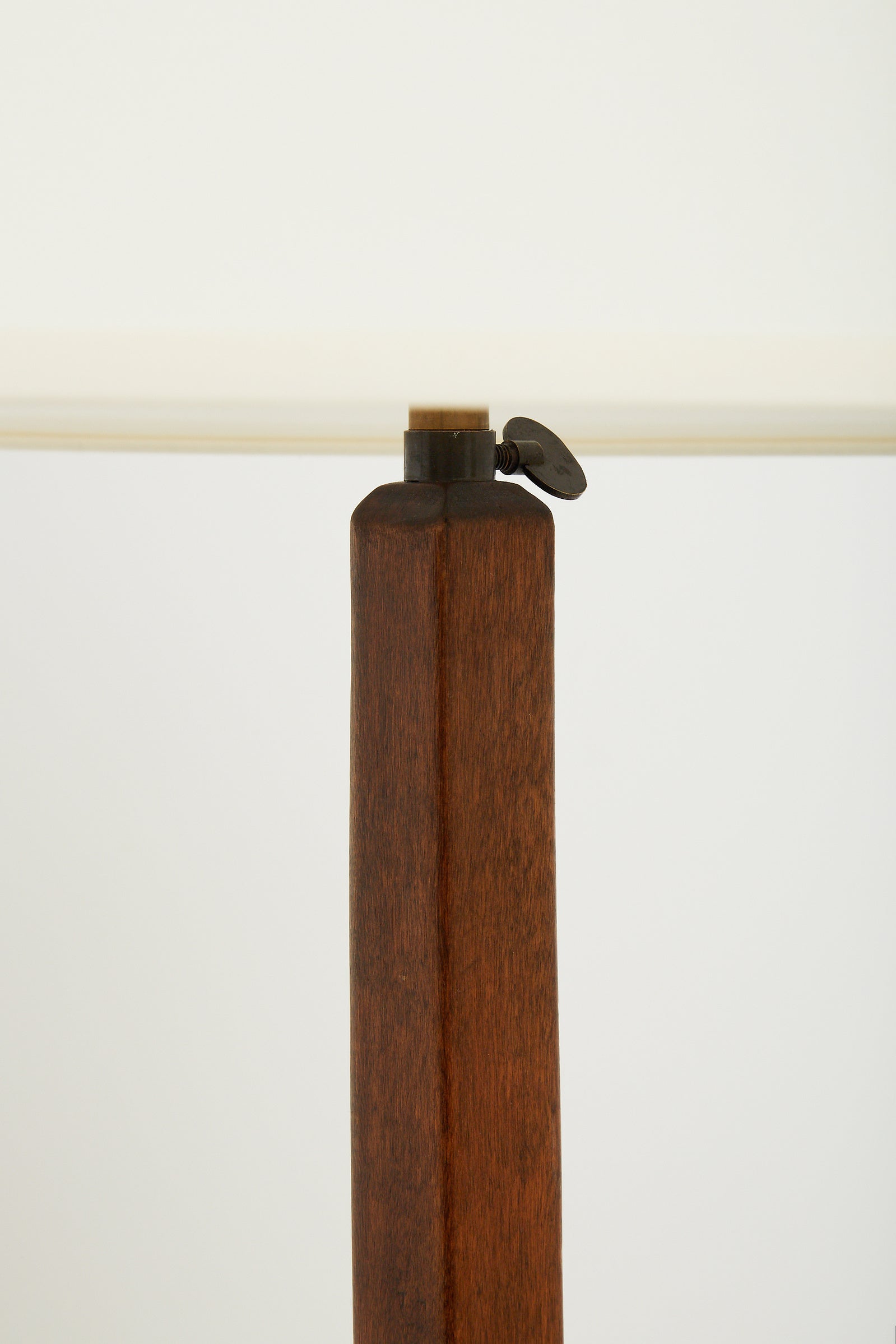 Art Deco Walnut Floor Lamp