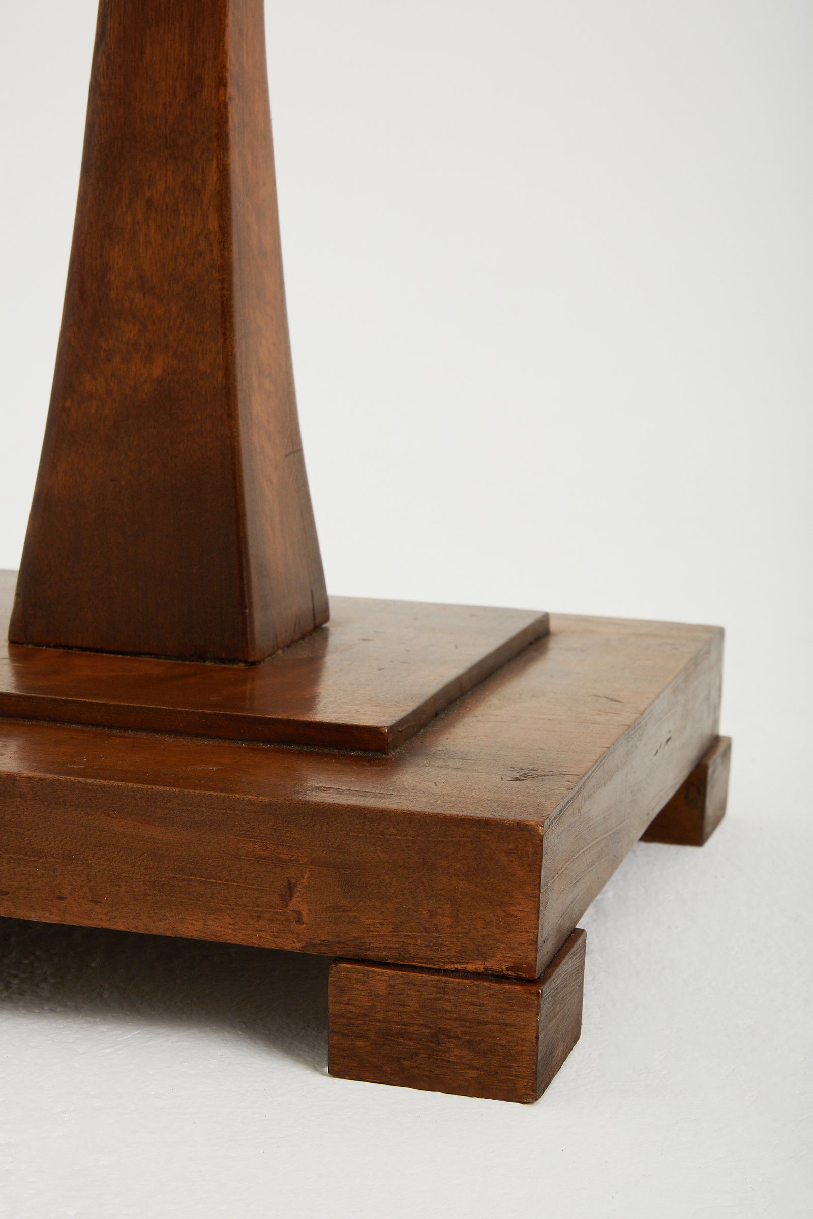 Art Deco Walnut Floor Lamp