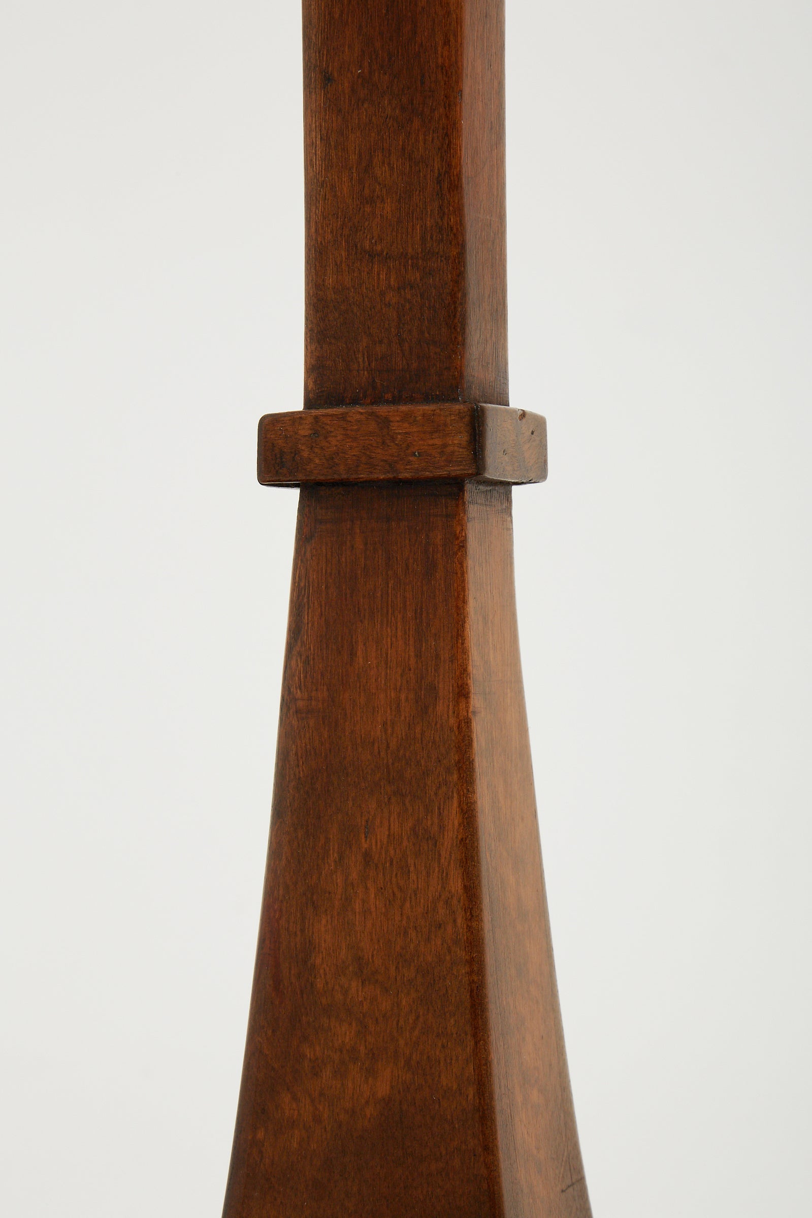 Art Deco Walnut Floor Lamp