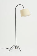 7118- Mid-Century Black Floor Lamp