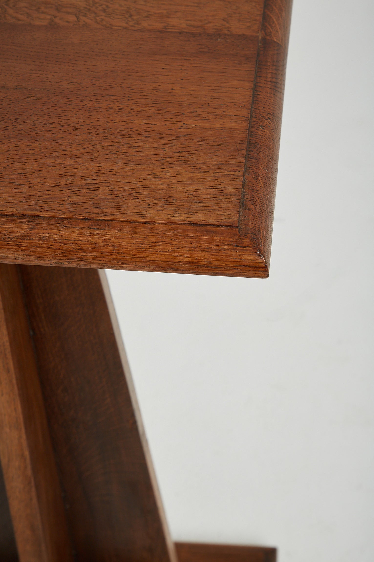 Arts & Craft Oak Pedestal