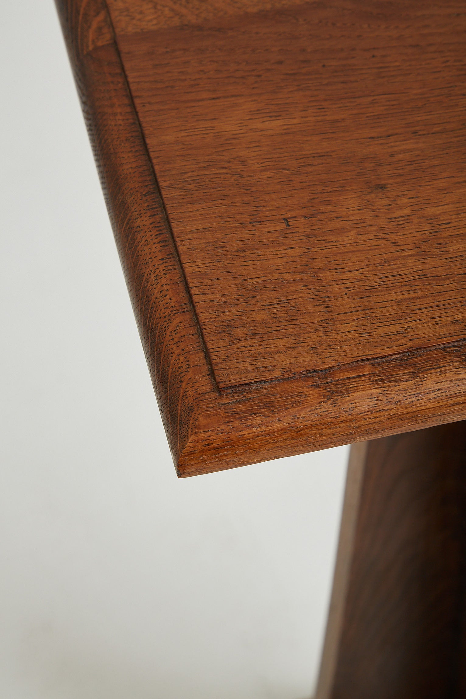 Arts & Craft Oak Pedestal