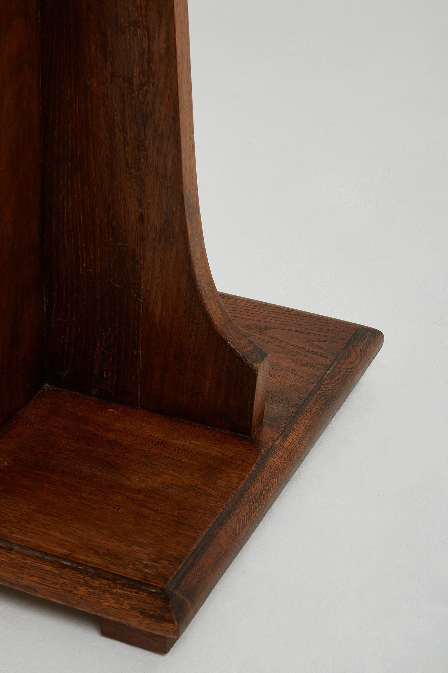Arts & Craft Oak Pedestal