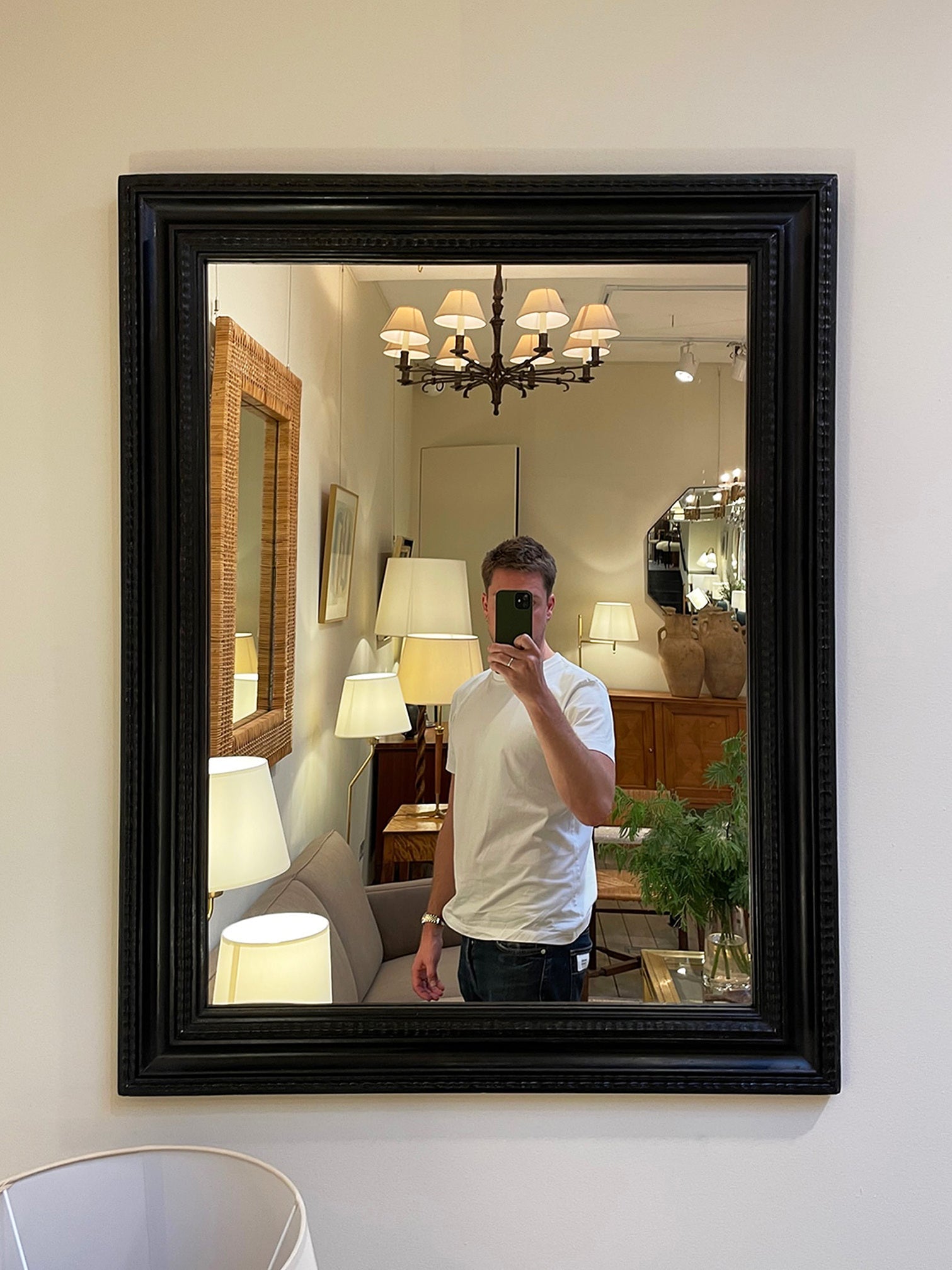 7158- Flemish Style Ripple Frame Mirror