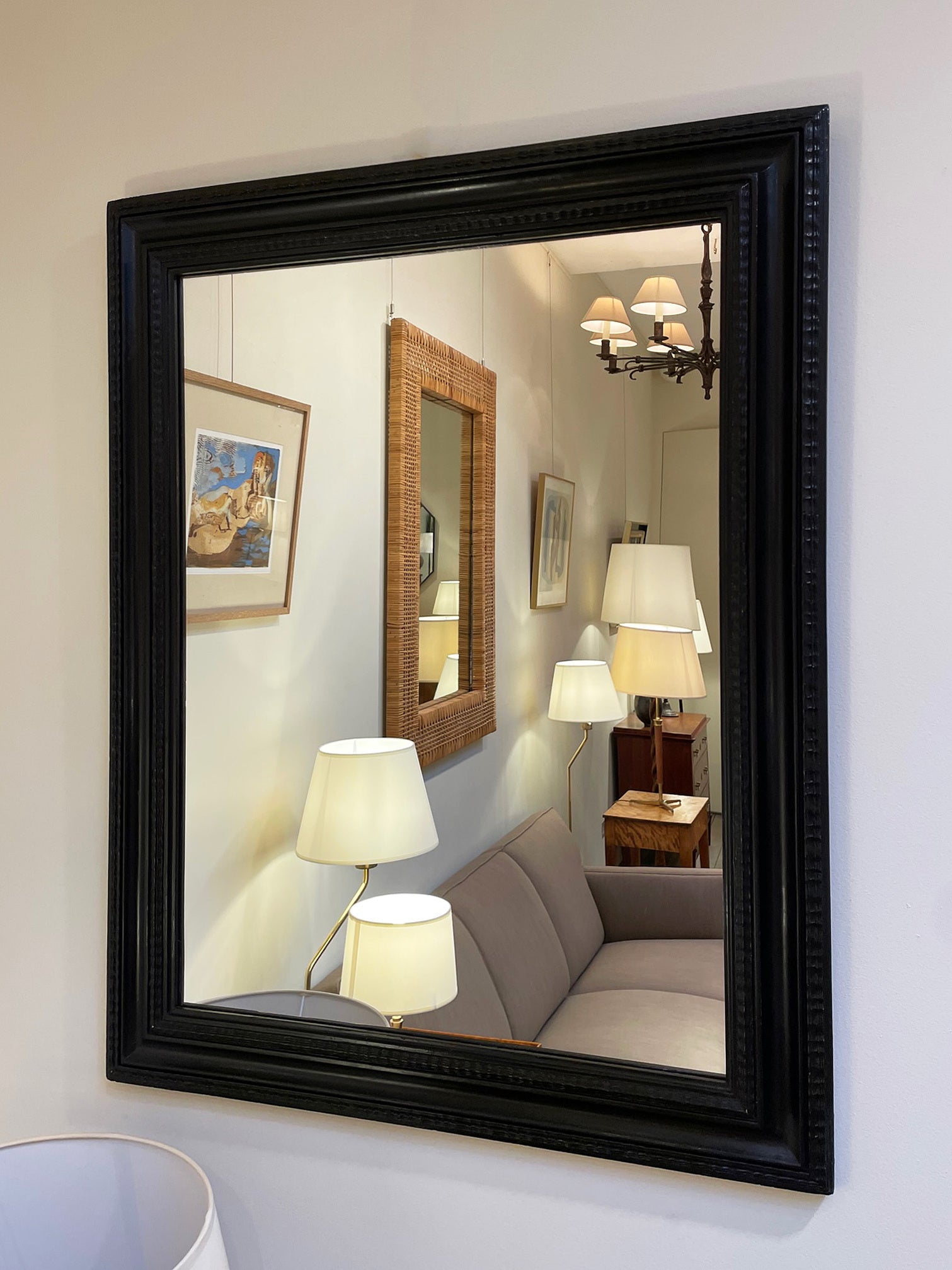 Flemish Style Ripple Frame Mirror