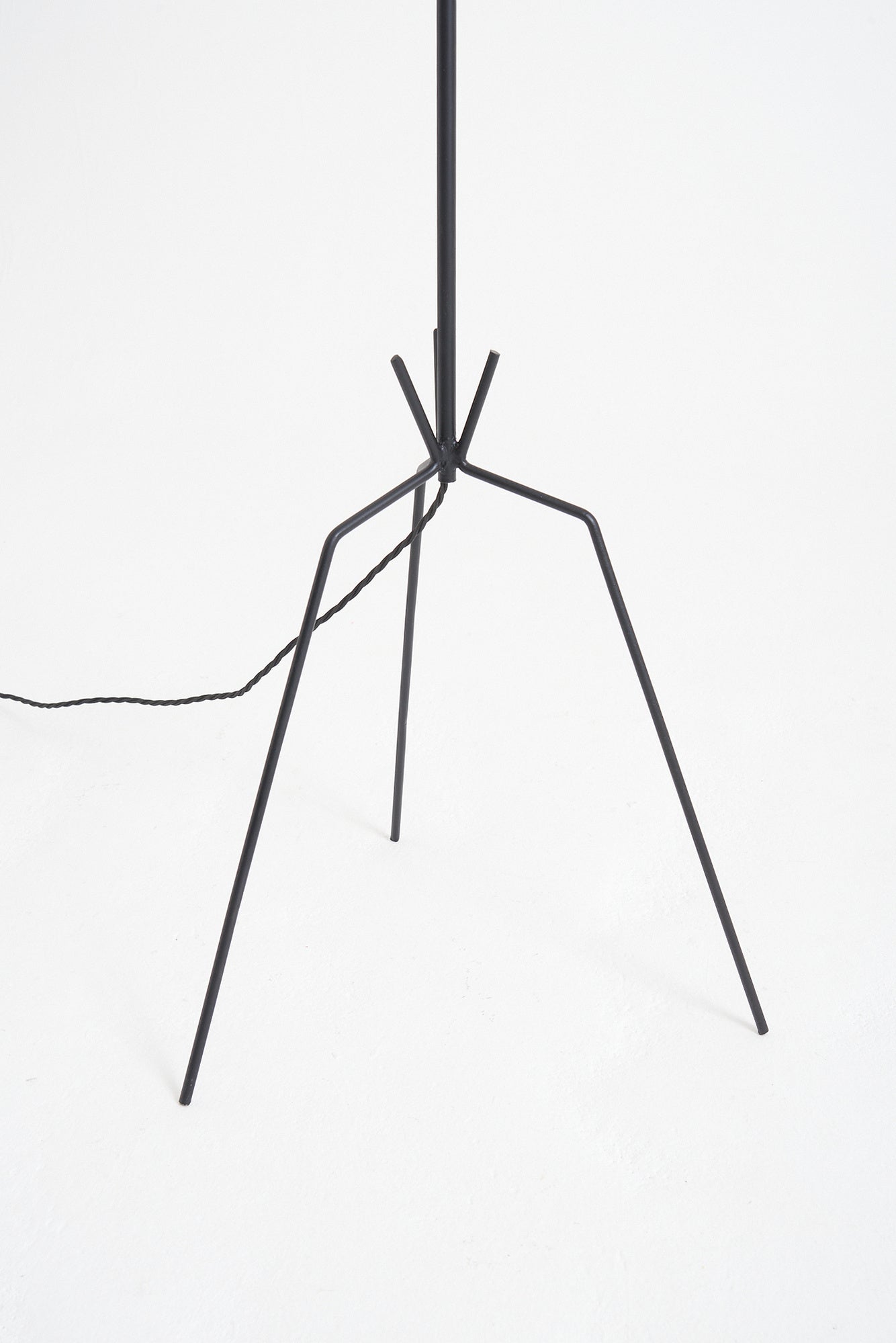 Mid-Century Black Floor Lamp