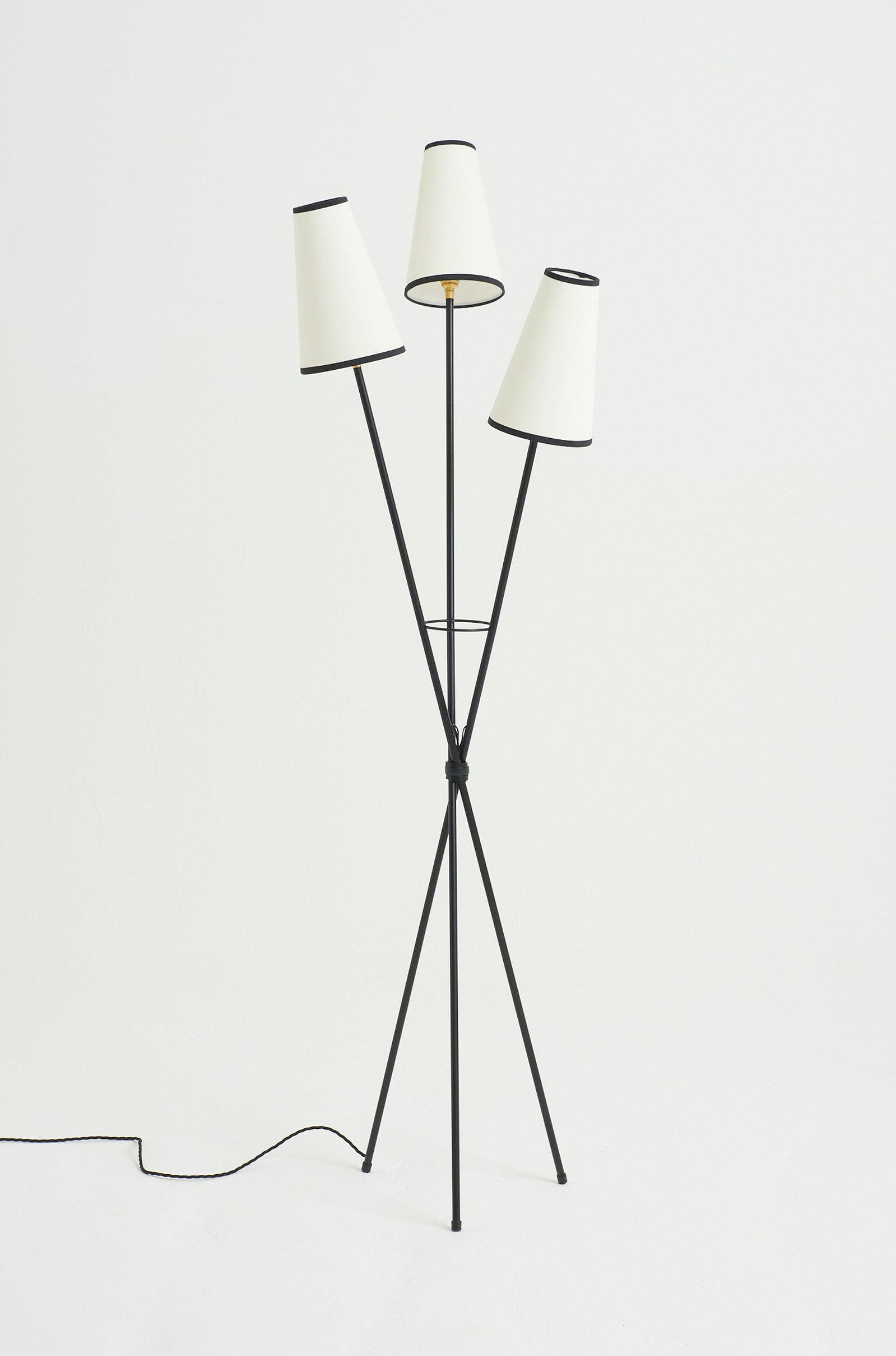 Mid-Century Three-Arm Floor Lamp