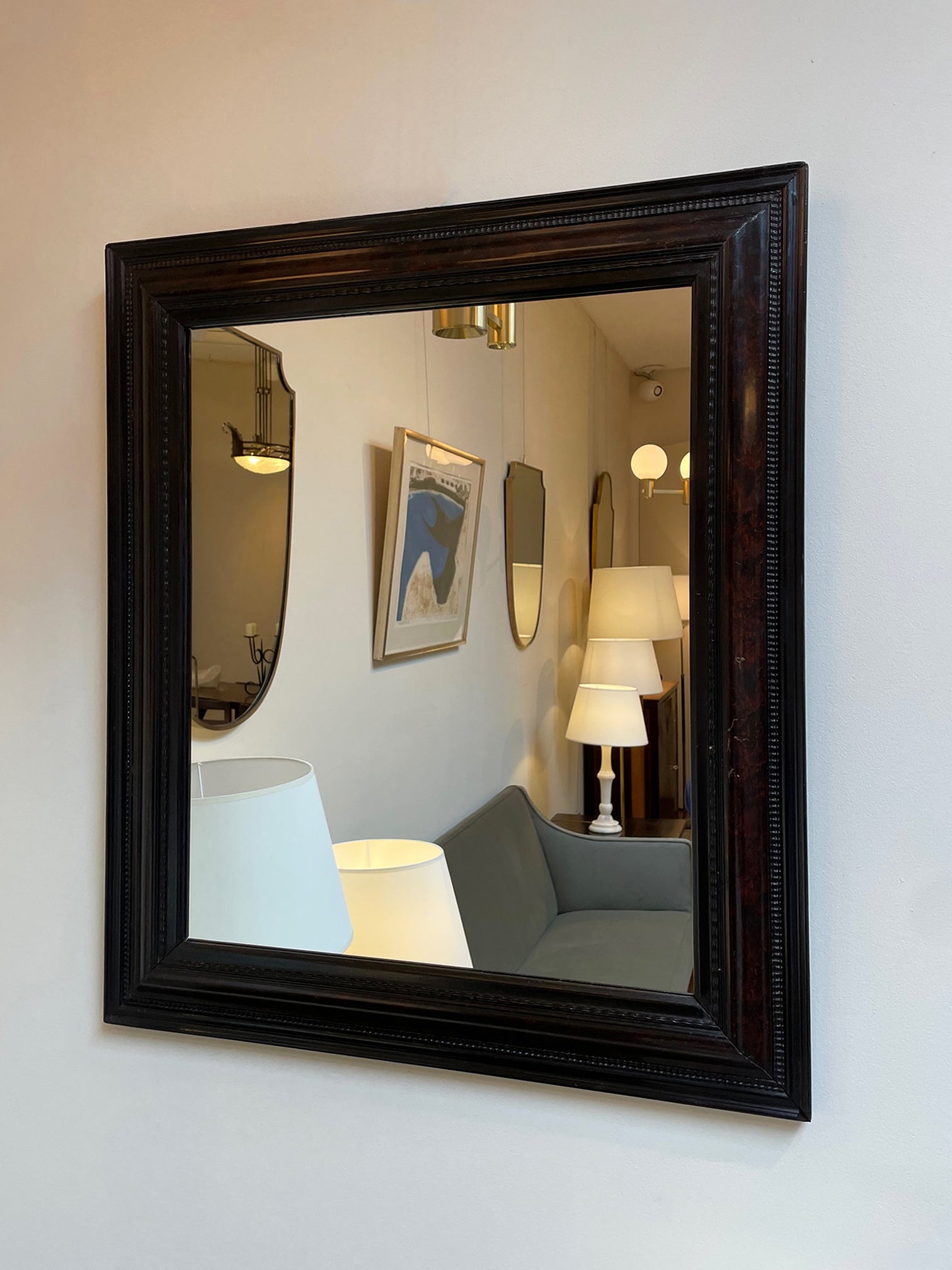 Flemish Style Ripple Frame Mirror
