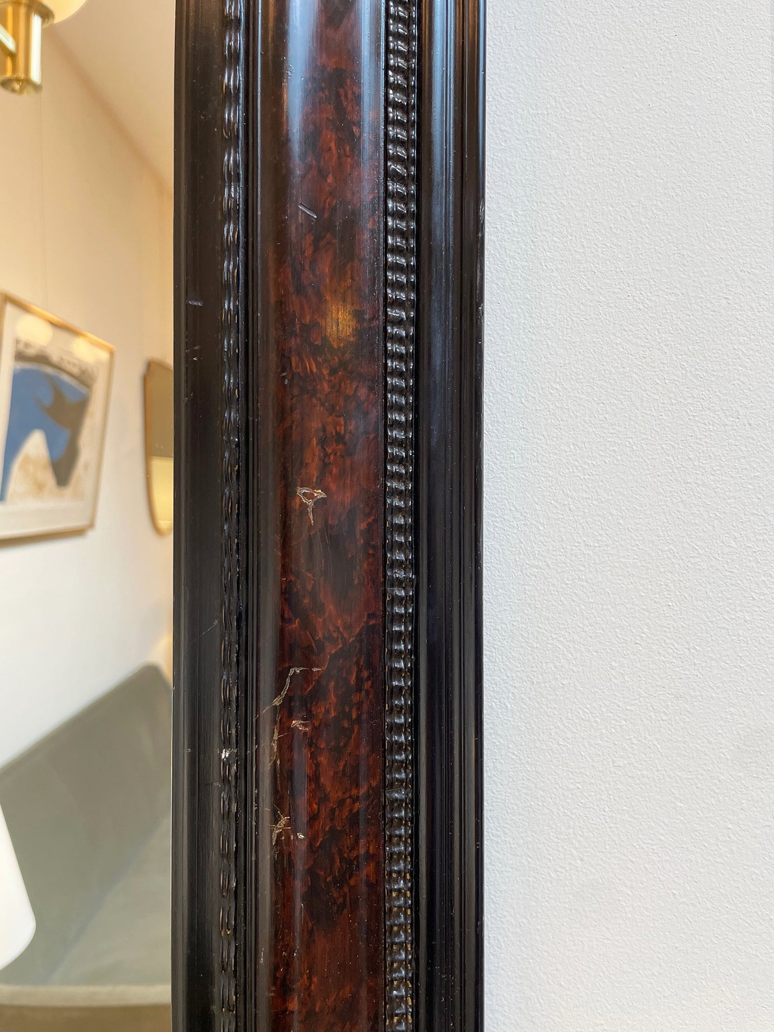 Flemish Style Ripple Frame Mirror