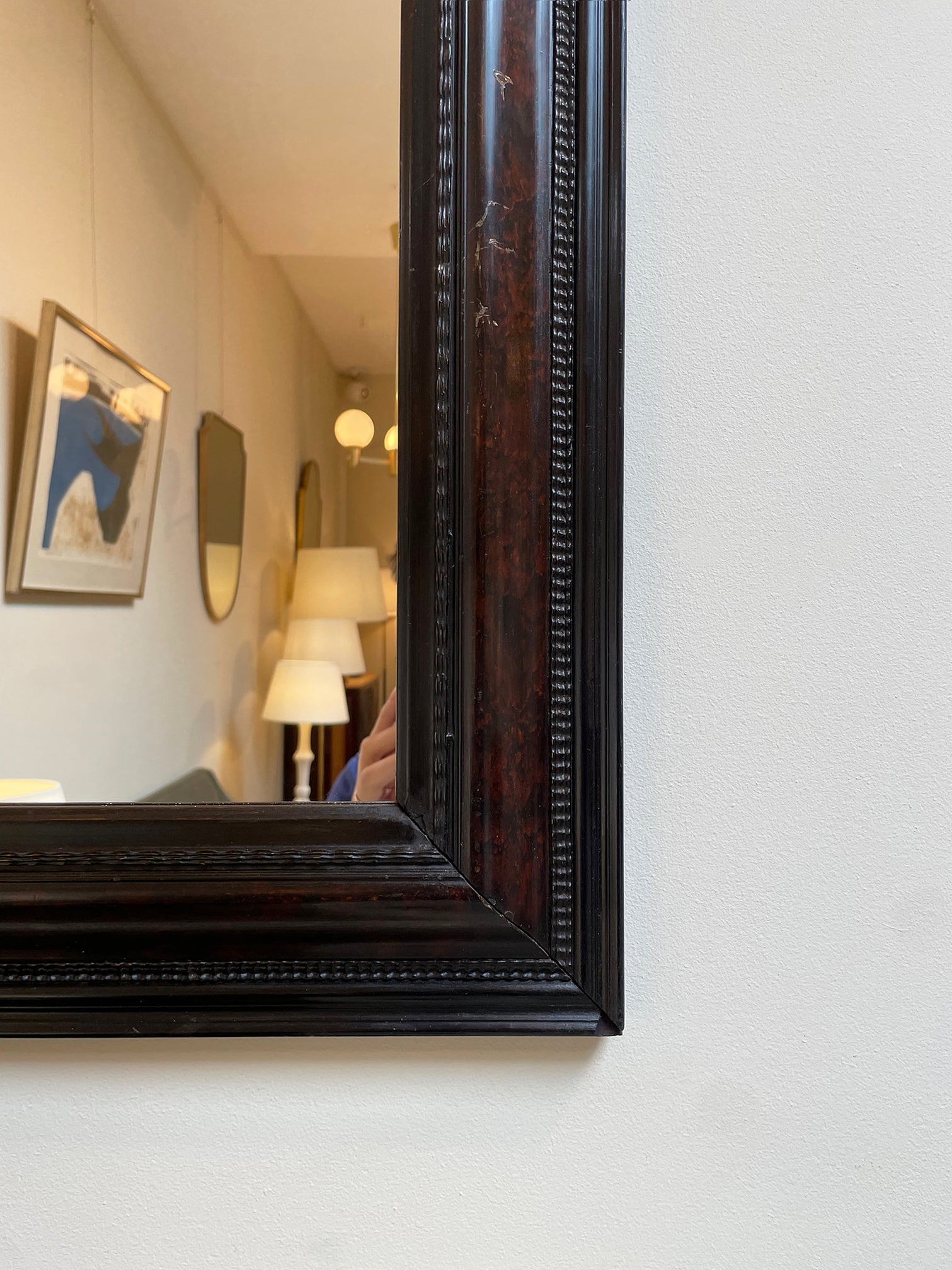 Flemish Style Ripple Frame Mirror