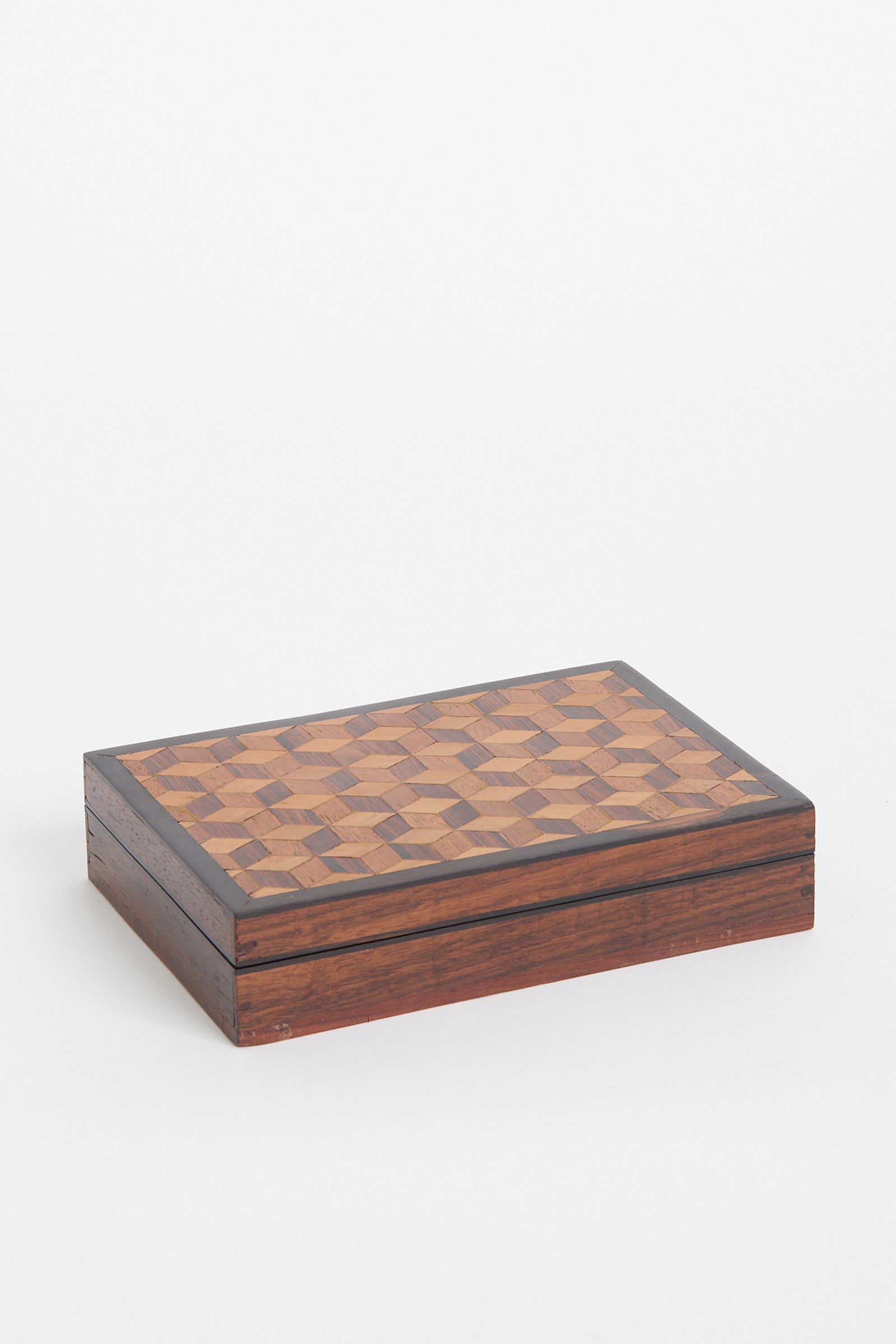 7216- Art Deco Marquetry Box