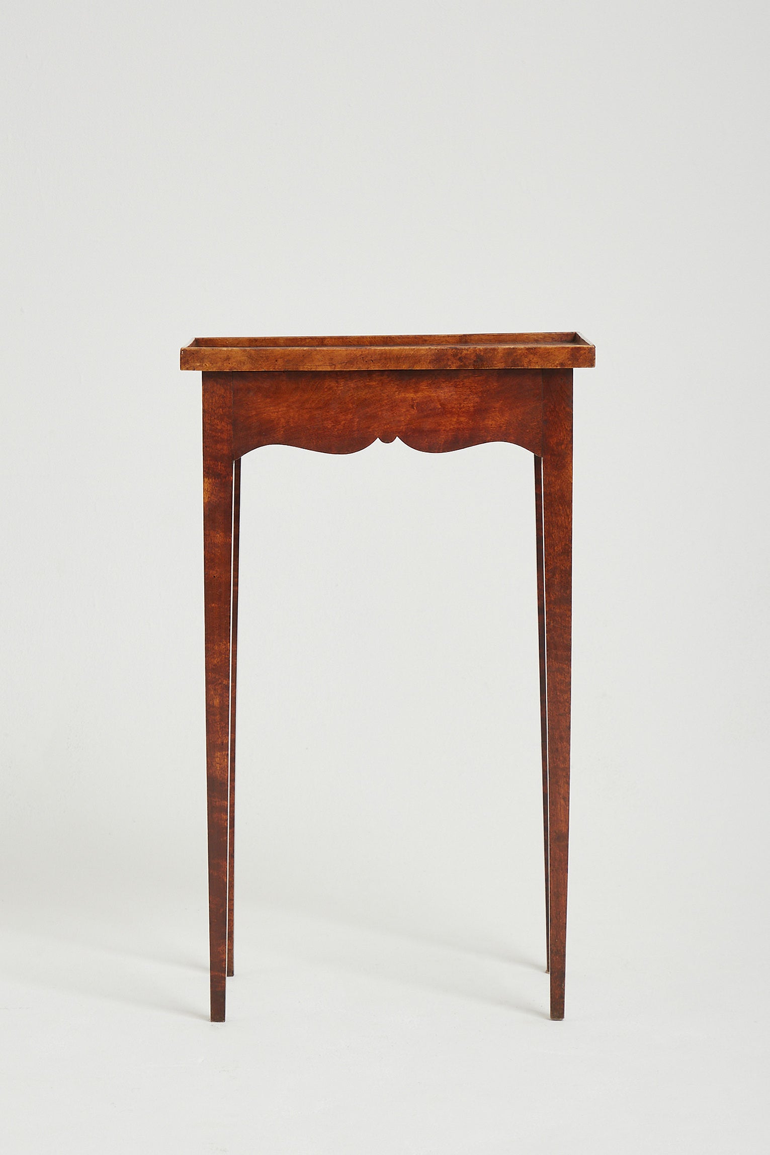 7304- 19th Century Birch Tall Side Table