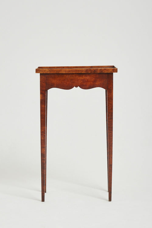 7304- 19th Century Birch Tall Side Table