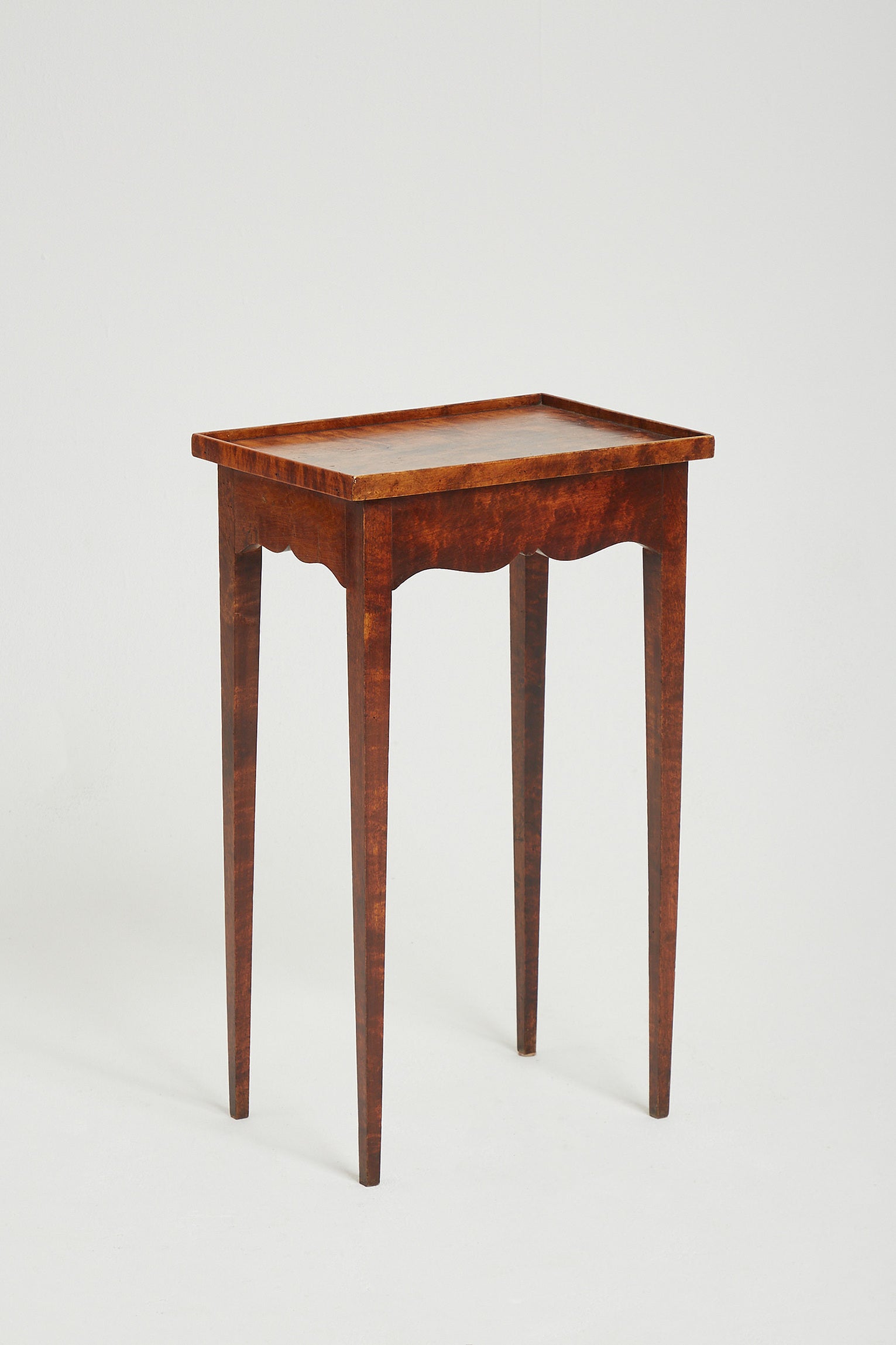 19th Century Birch Tall Side Table