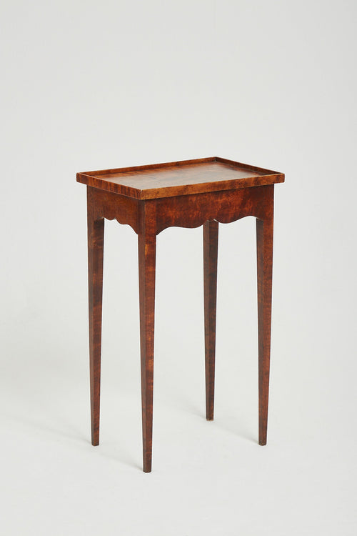19th Century Birch Tall Side Table