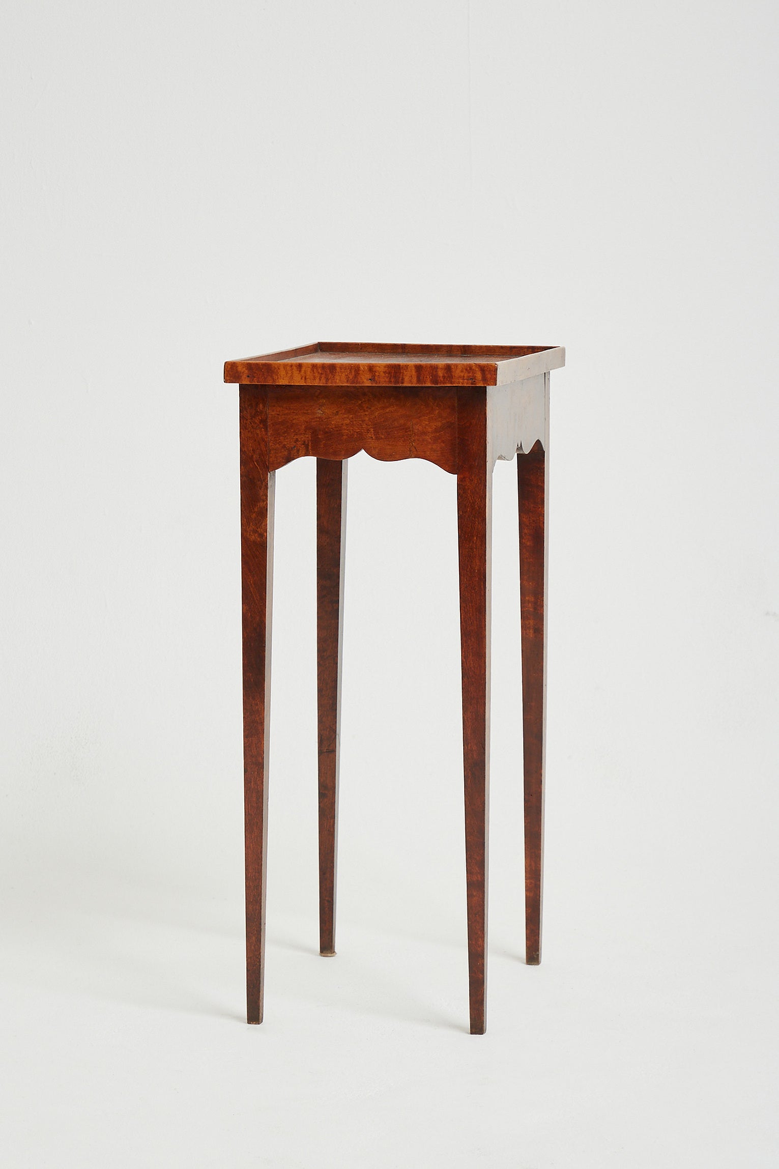 19th Century Birch Tall Side Table