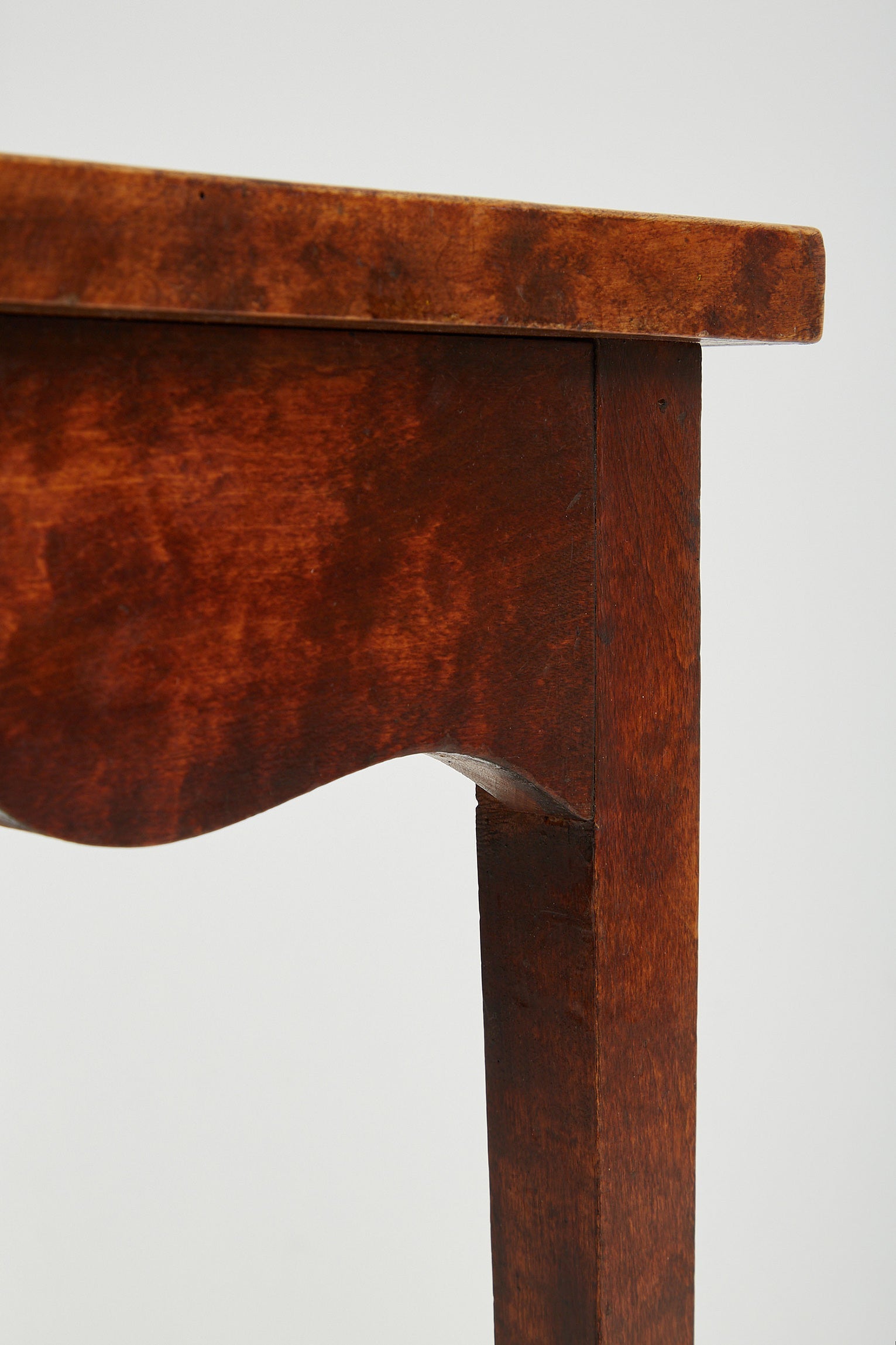 19th Century Birch Tall Side Table