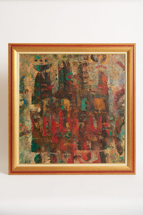 7477-   Abstract Painting by Andrii Bludov 'Born 1962'