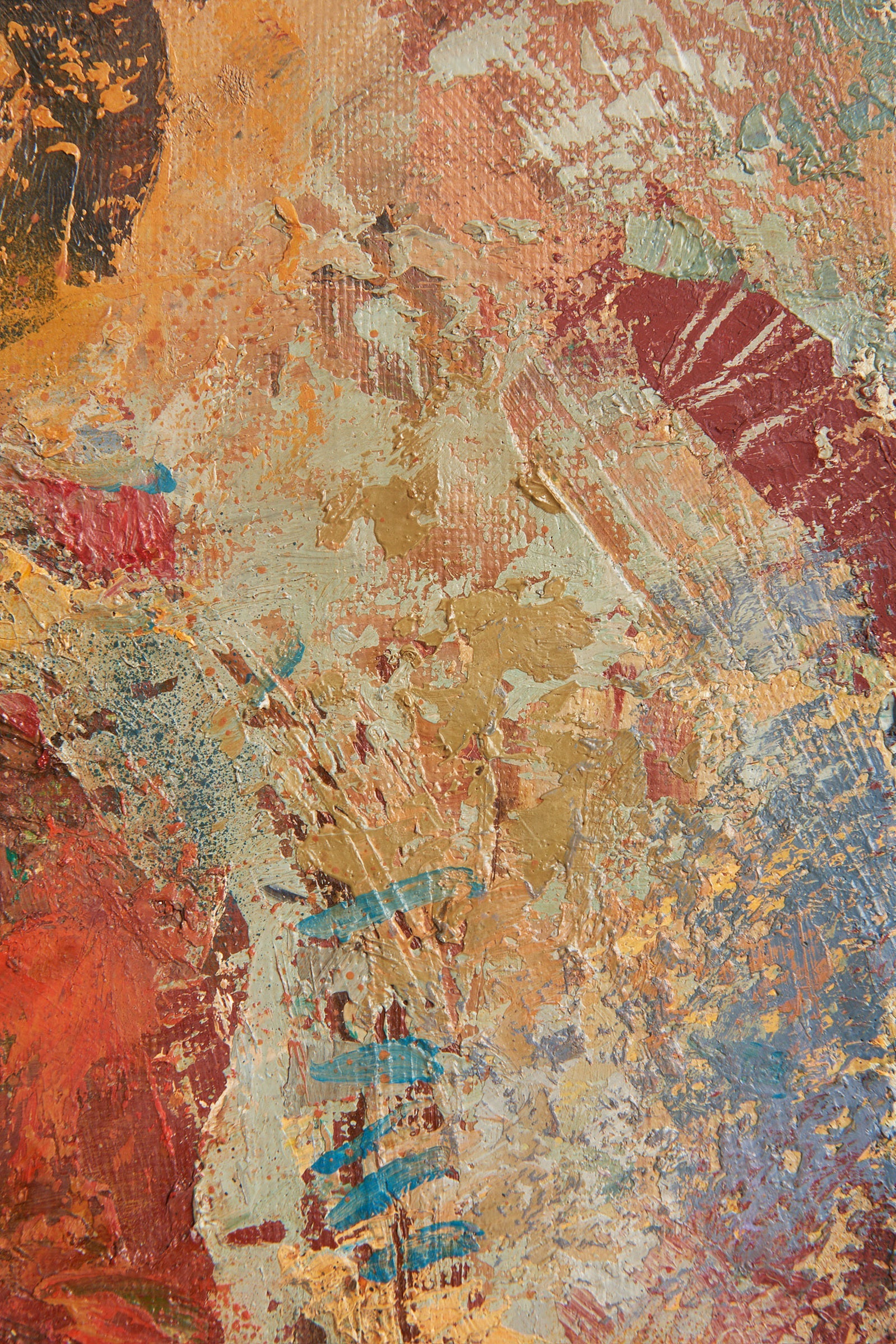 Abstract Painting by Andrii Bludov 'Born 1962'