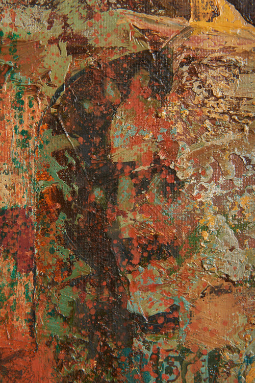 Abstract Painting by Andrii Bludov 'Born 1962'