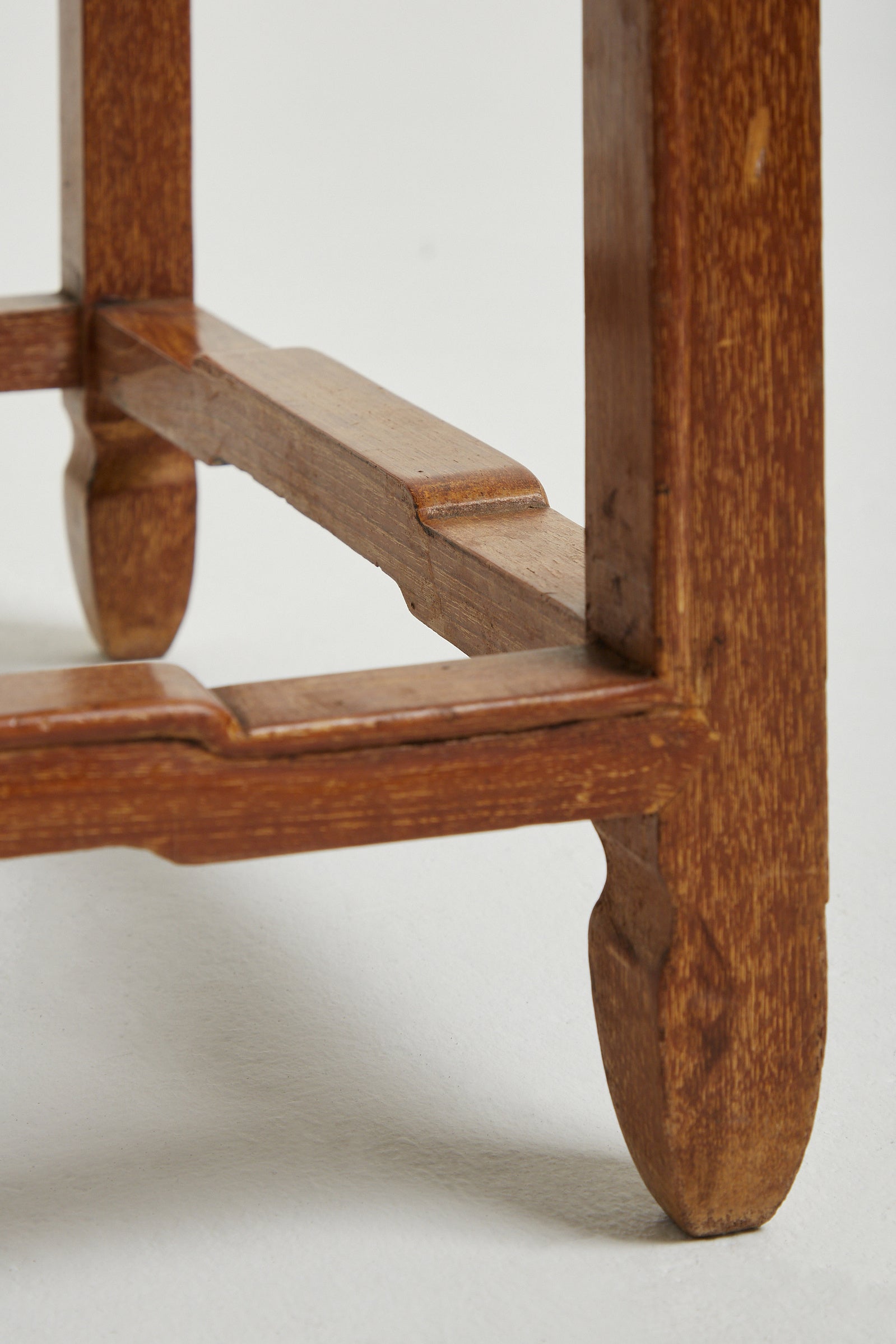 Pair of Limed and Brass Top Side Tables