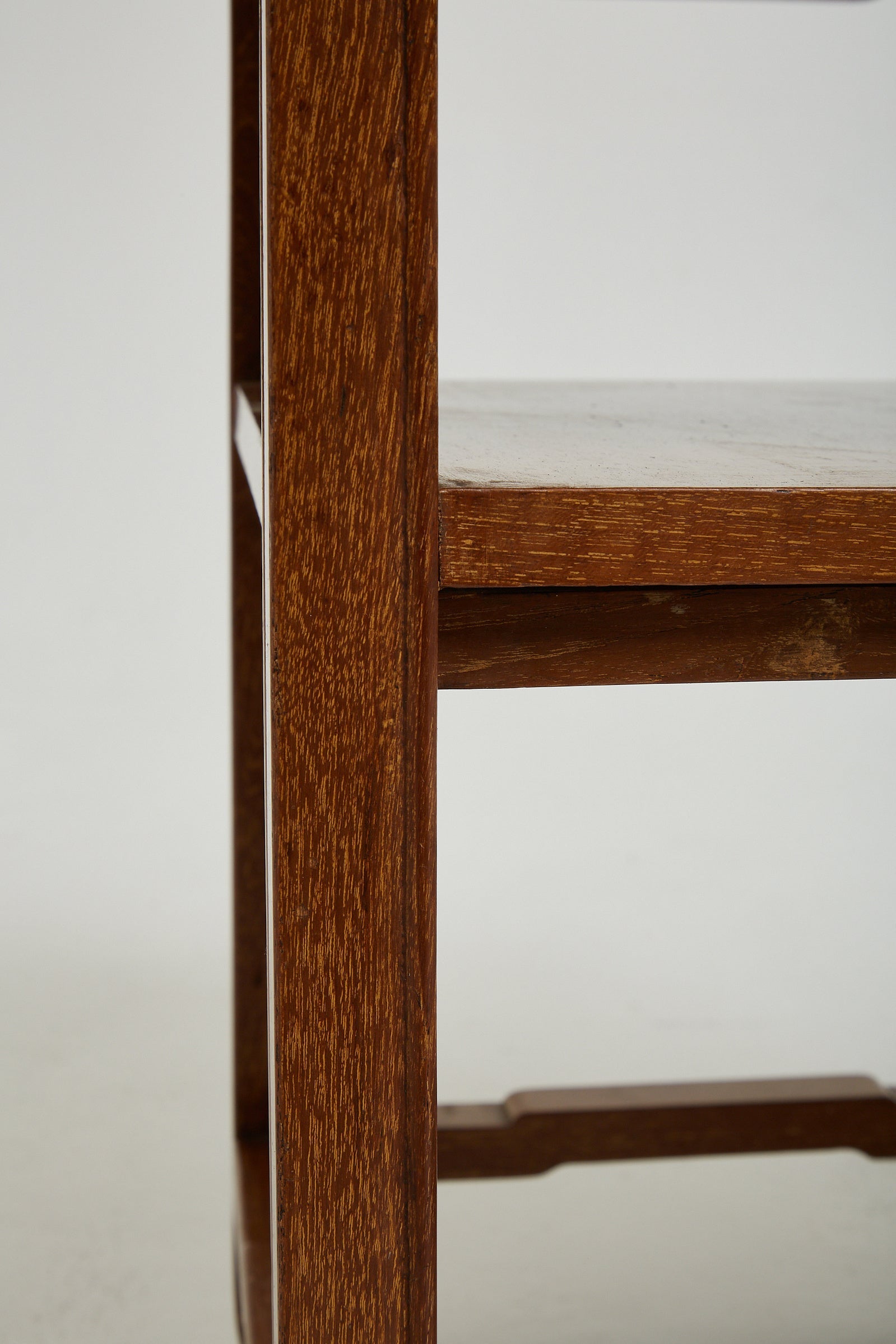Pair of Limed and Brass Top Side Tables