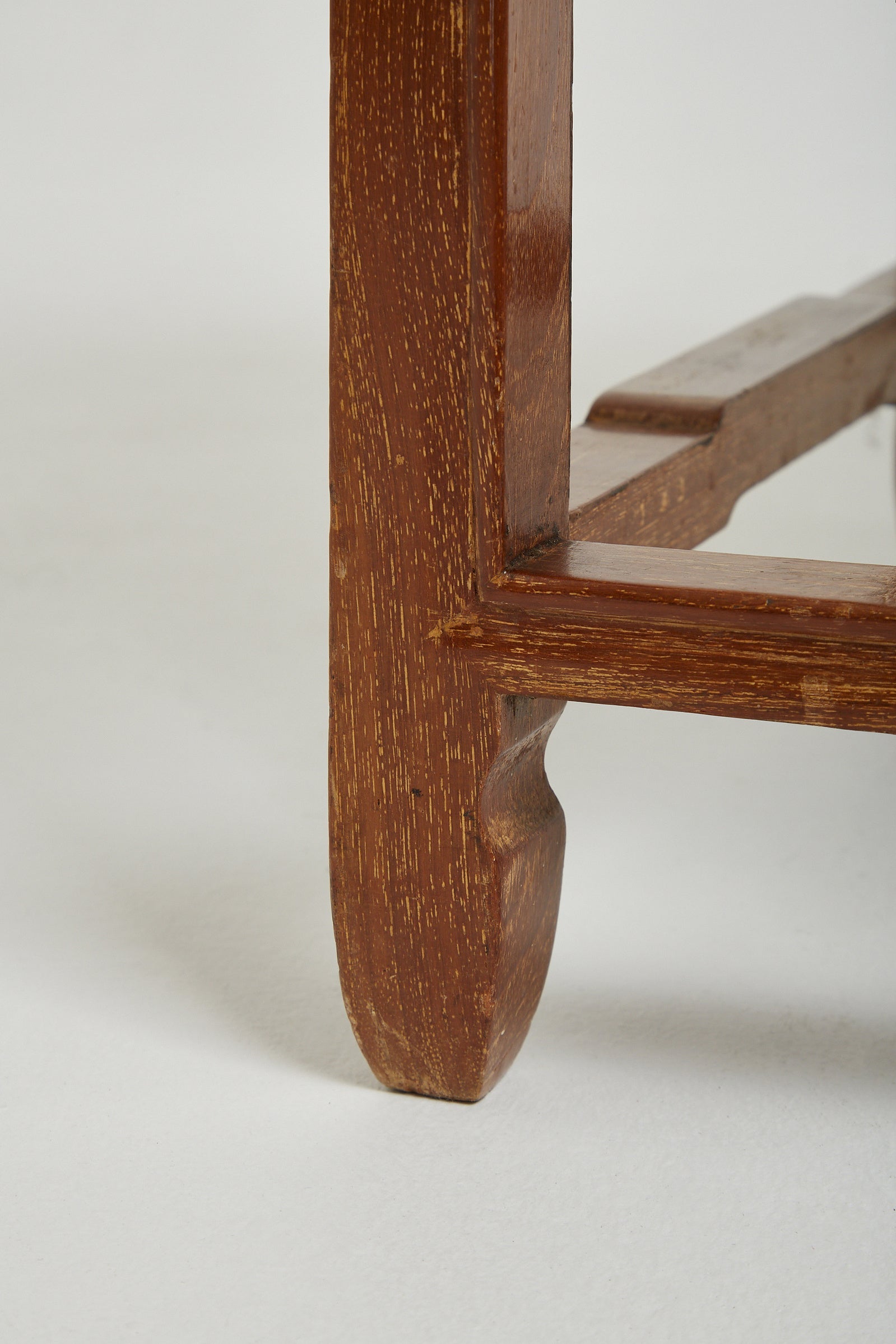 Pair of Limed and Brass Top Side Tables