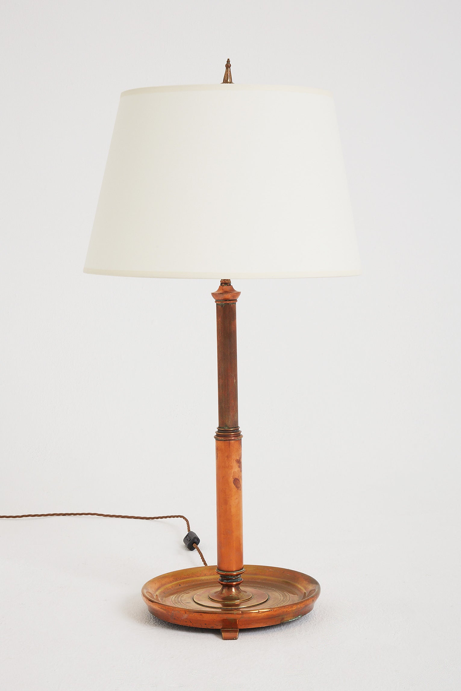 Early 20th Century Copper Table Lamp