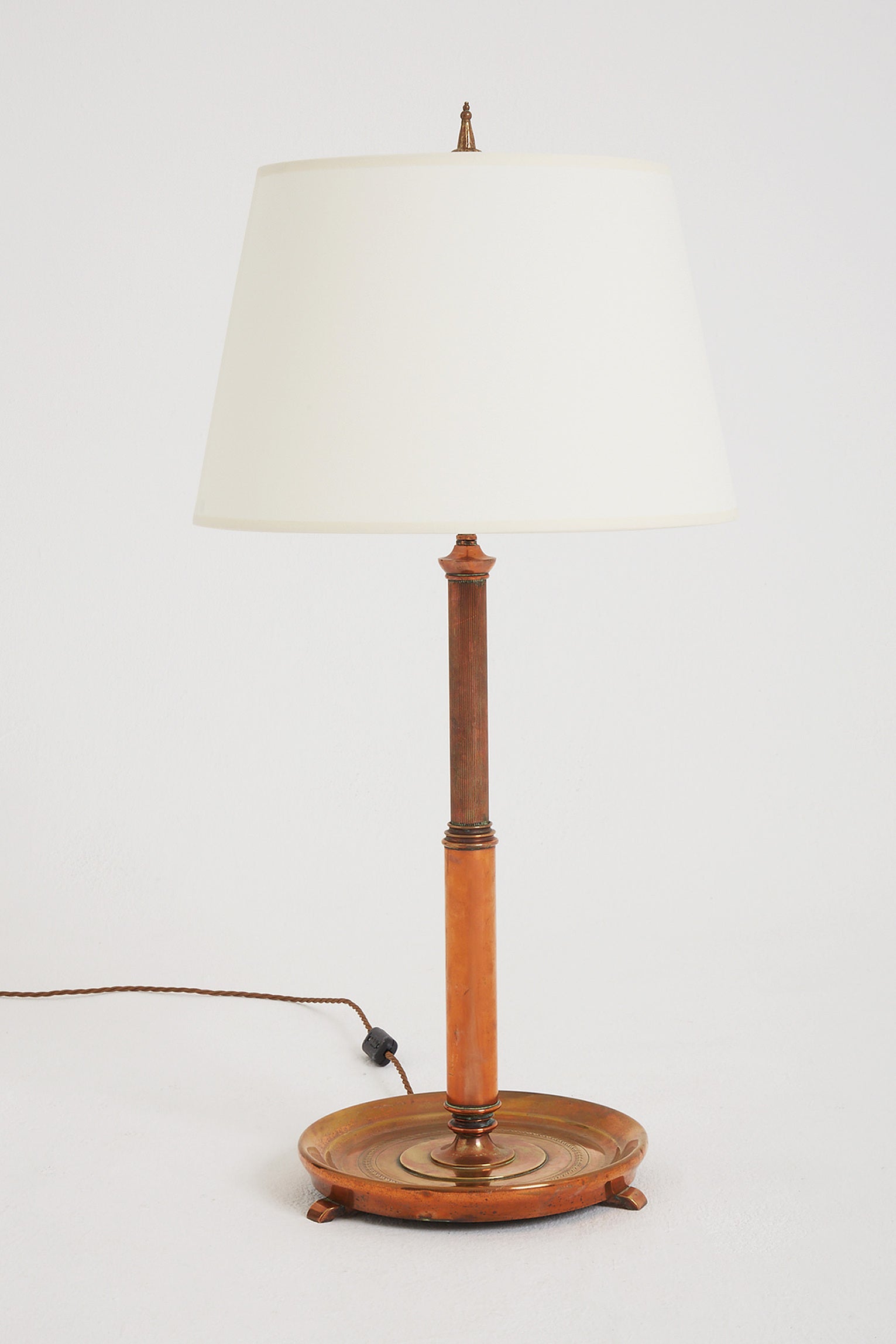 7512- Early 20th Century Copper Table Lamp
