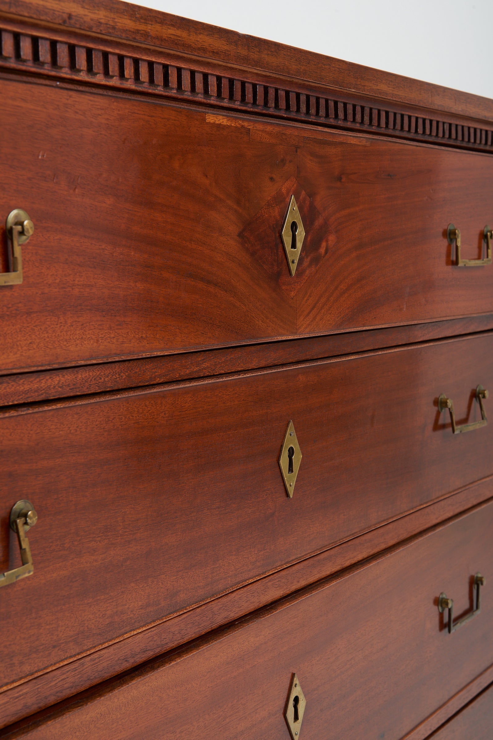 19th Century Swedish Mahogany Chest of Drawers