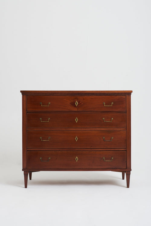 7515- 19th Century Swedish Mahogany Chest of Drawers