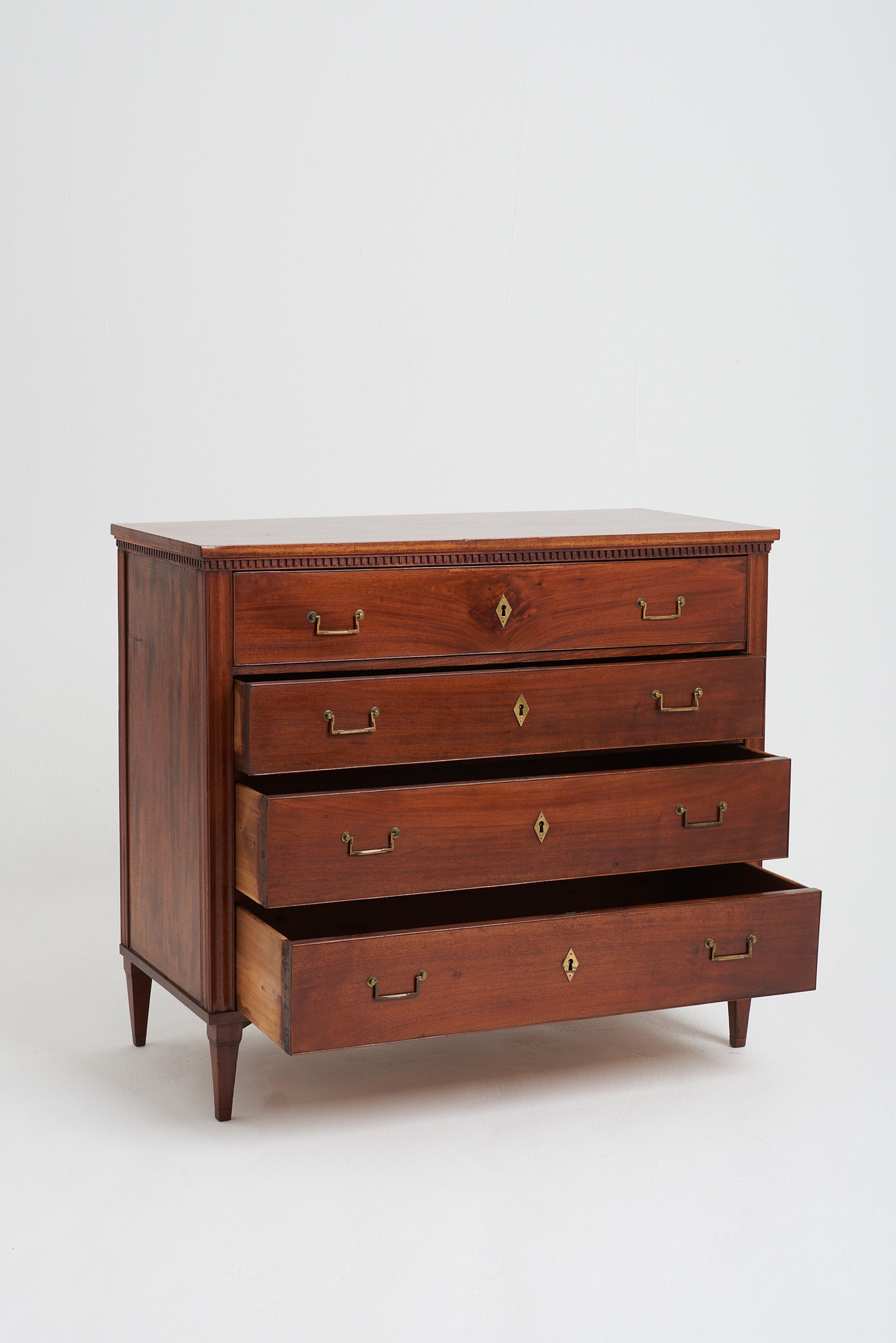 19th Century Swedish Mahogany Chest of Drawers