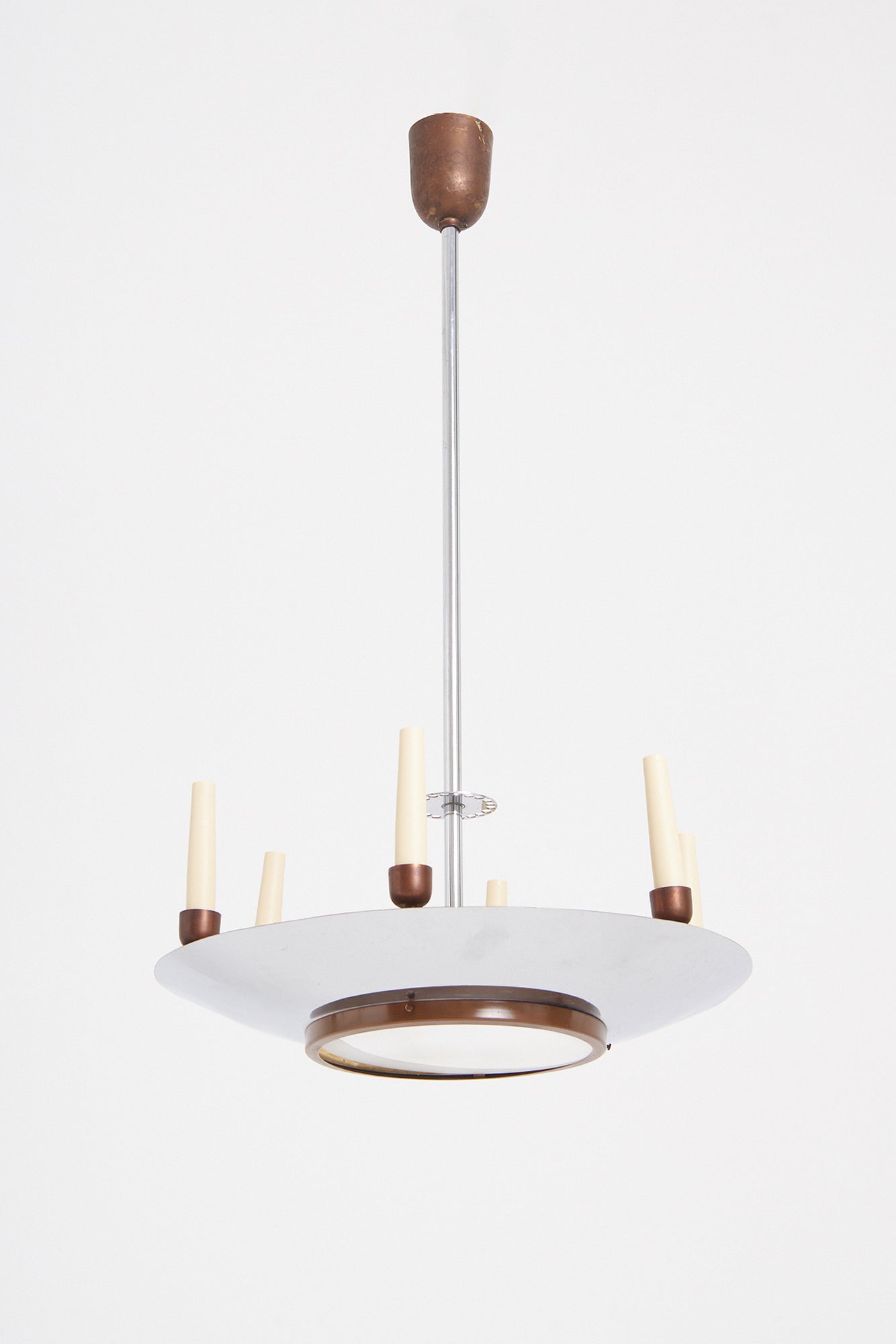 7529- Italian Art Deco Ceiling Light