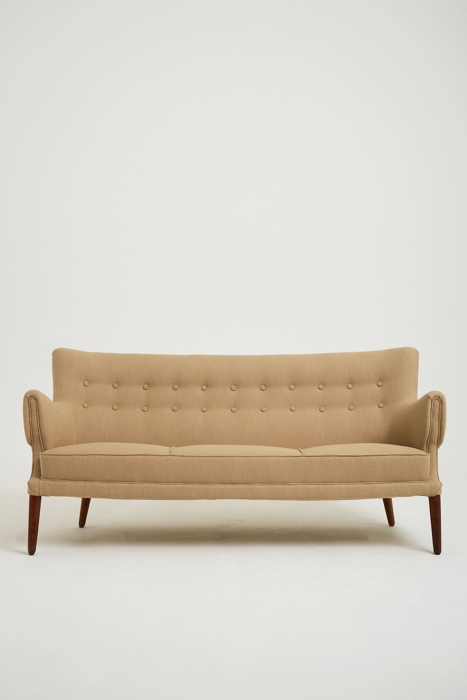 7543- Swedish Modern Buttoned Sofa