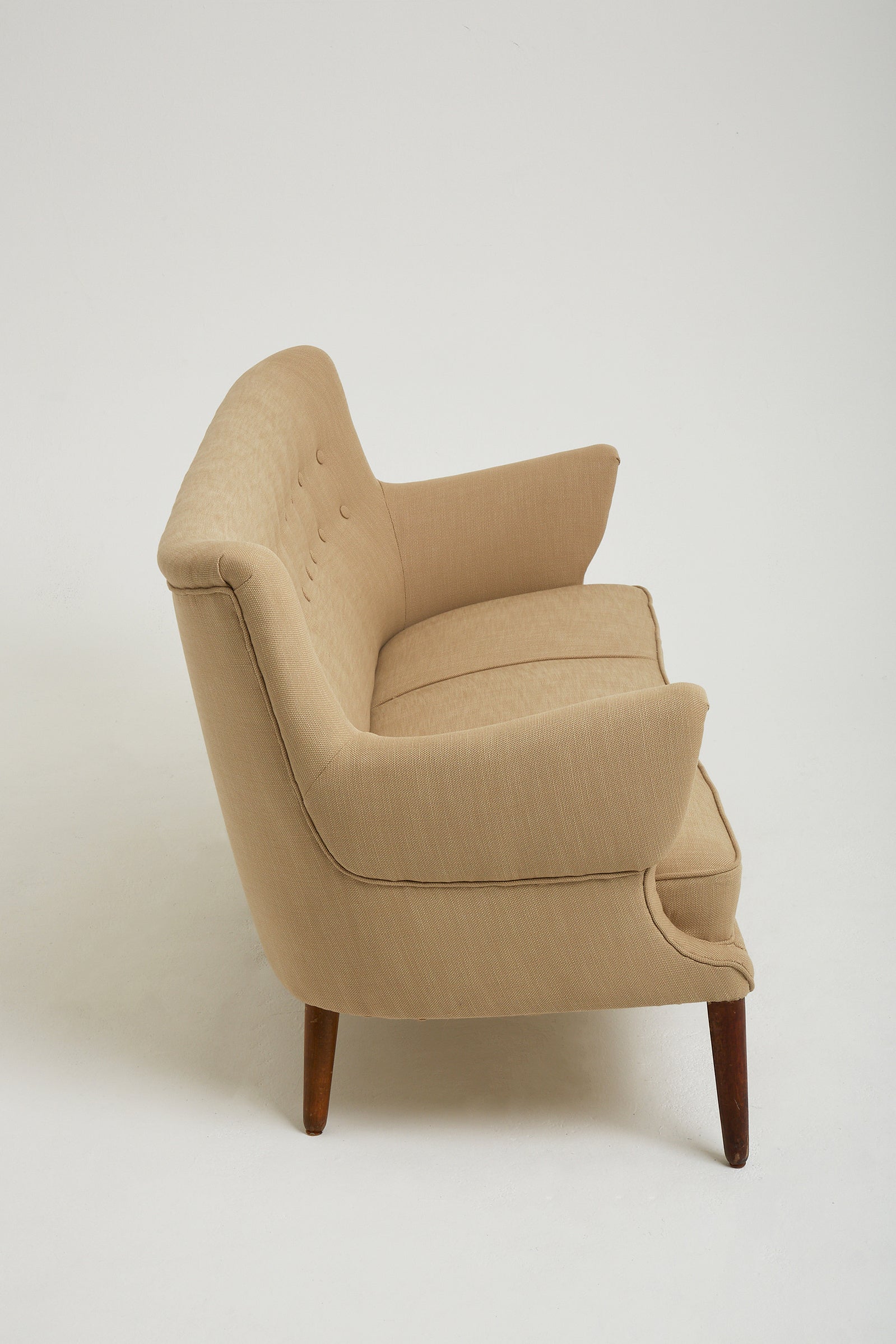 Swedish Modern Buttoned Sofa