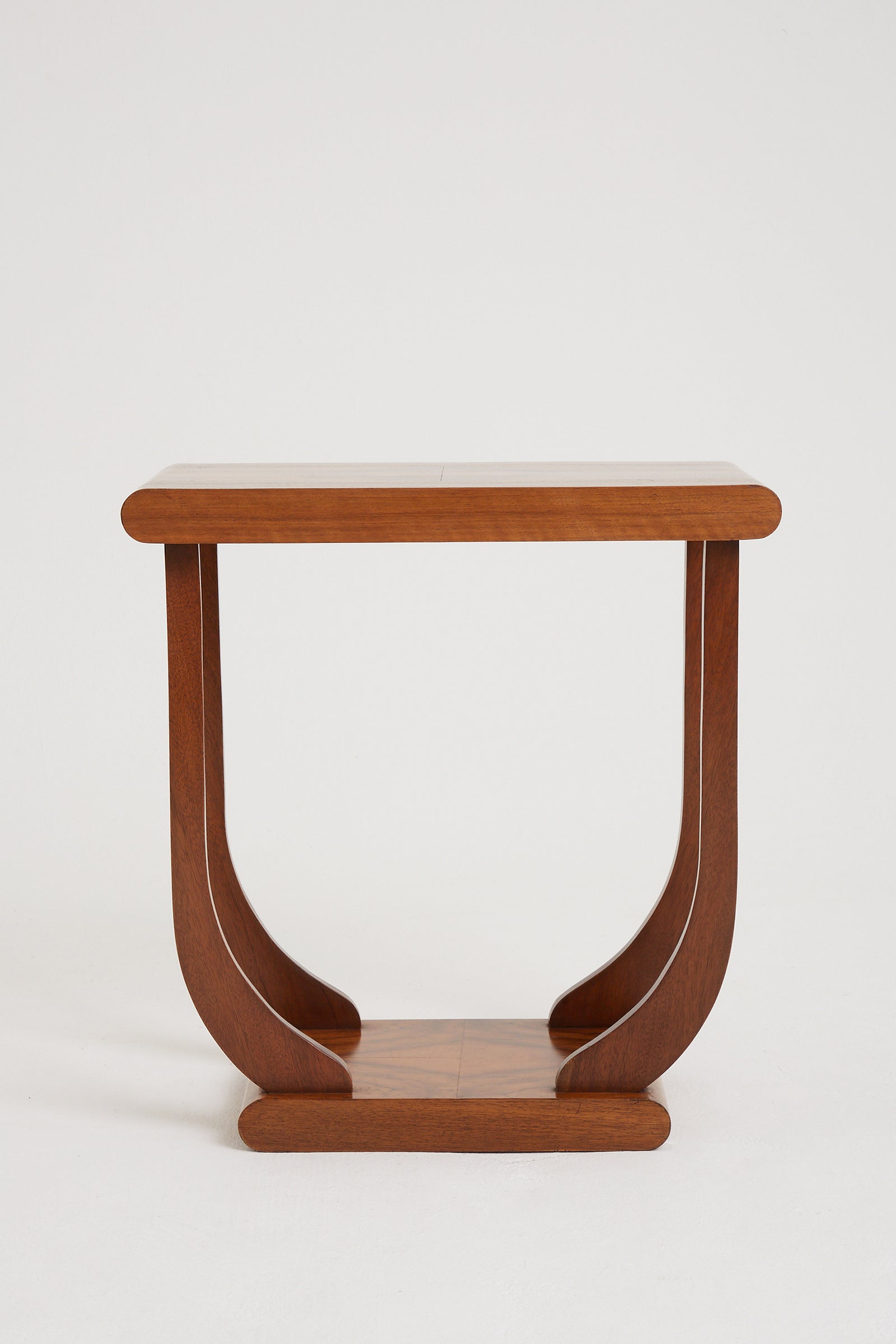 Art Deco Walnut Side Table