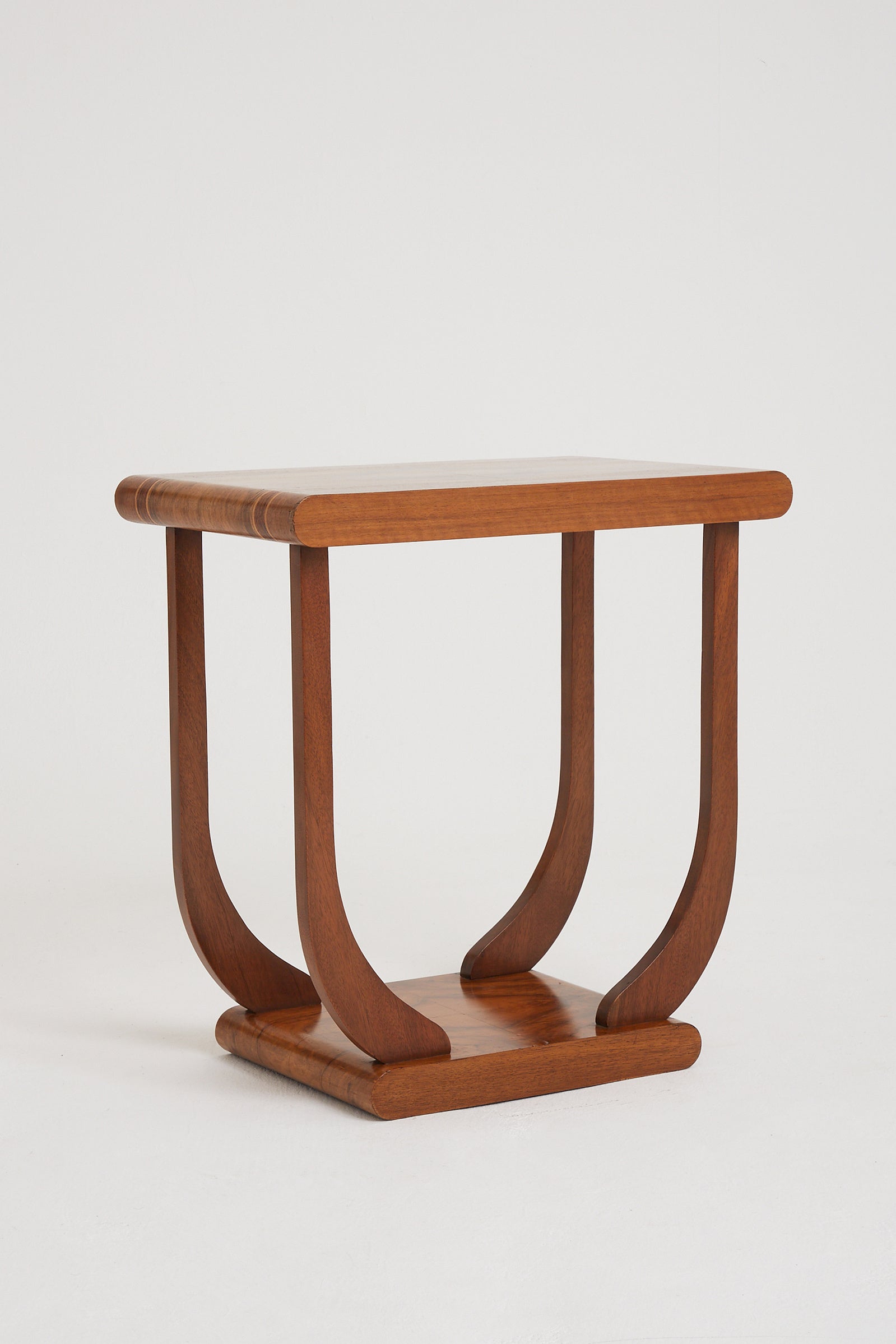 Art Deco Walnut Side Table