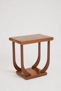 7613- Art Deco Walnut Side Table