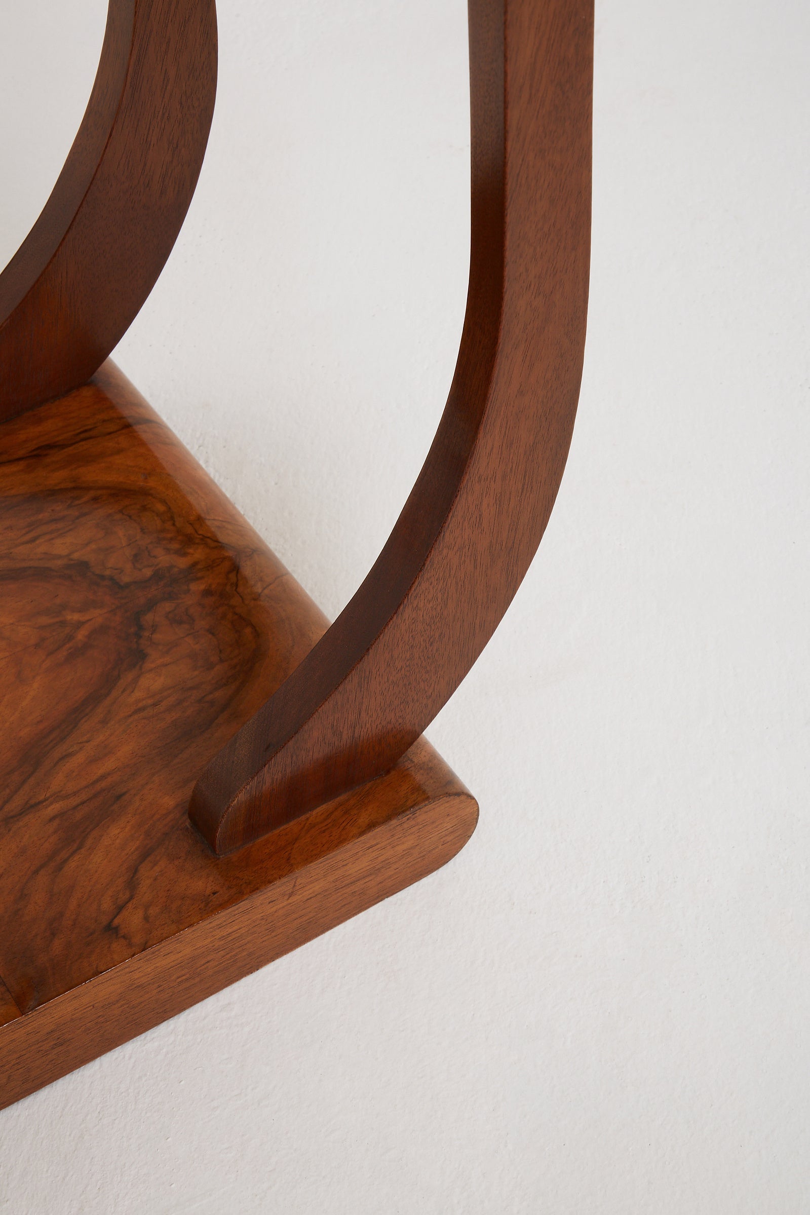 Art Deco Walnut Side Table