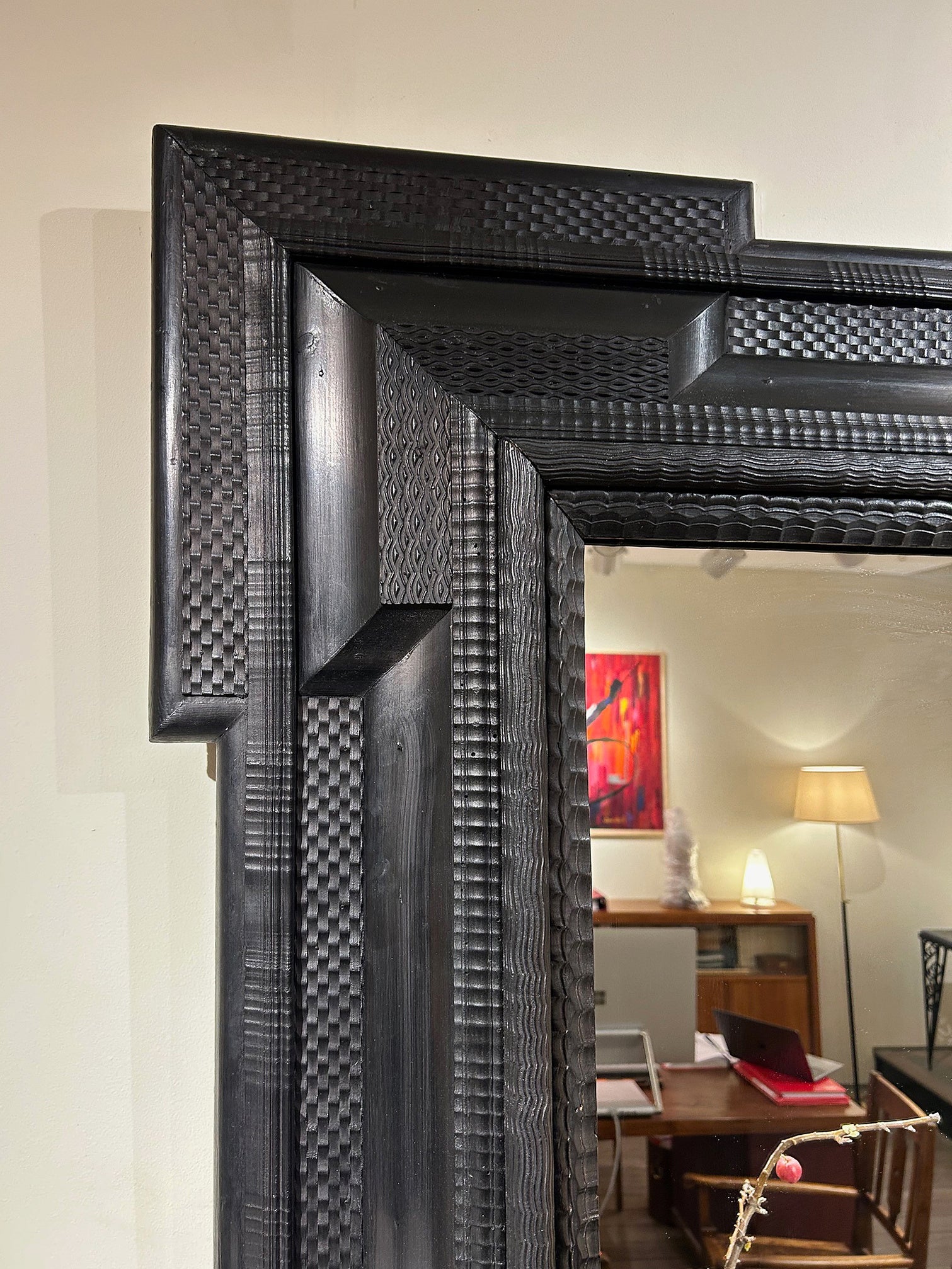 Large Flemish Style Mirror