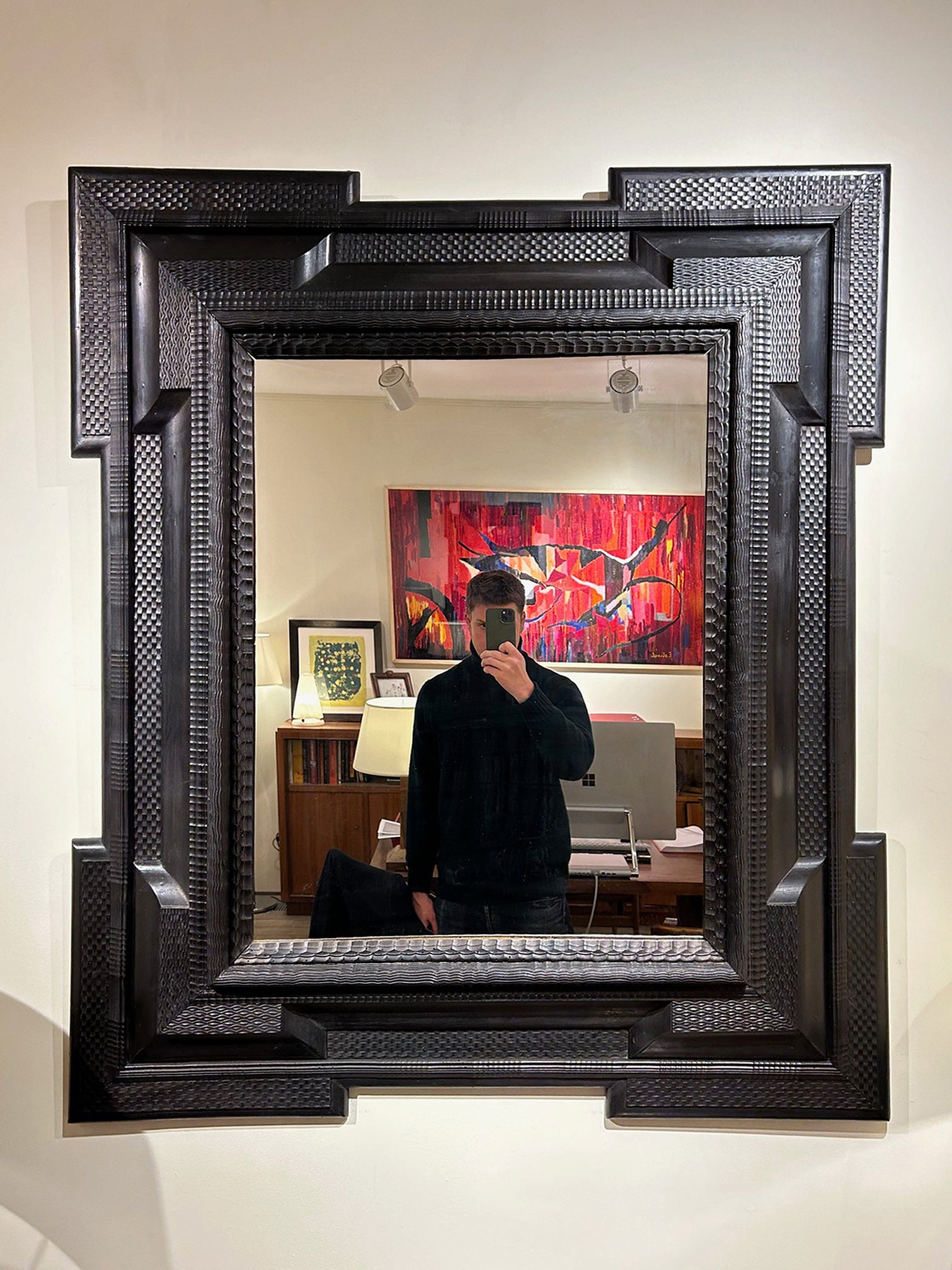 Large Flemish Style Mirror
