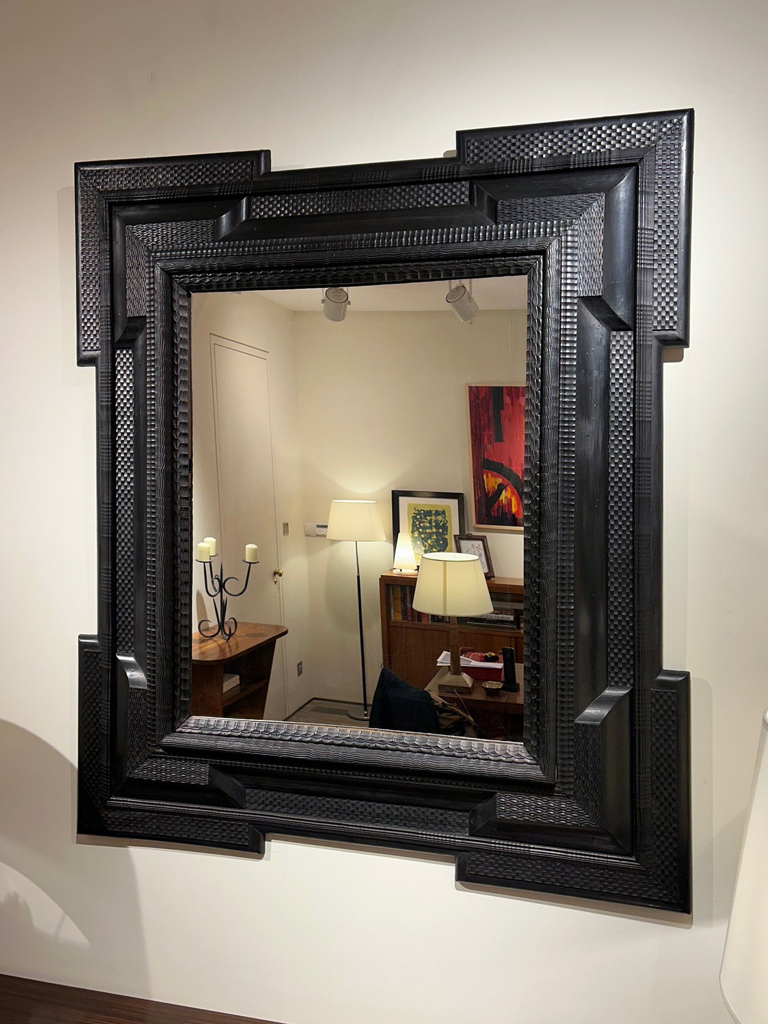 Large Flemish Style Mirror