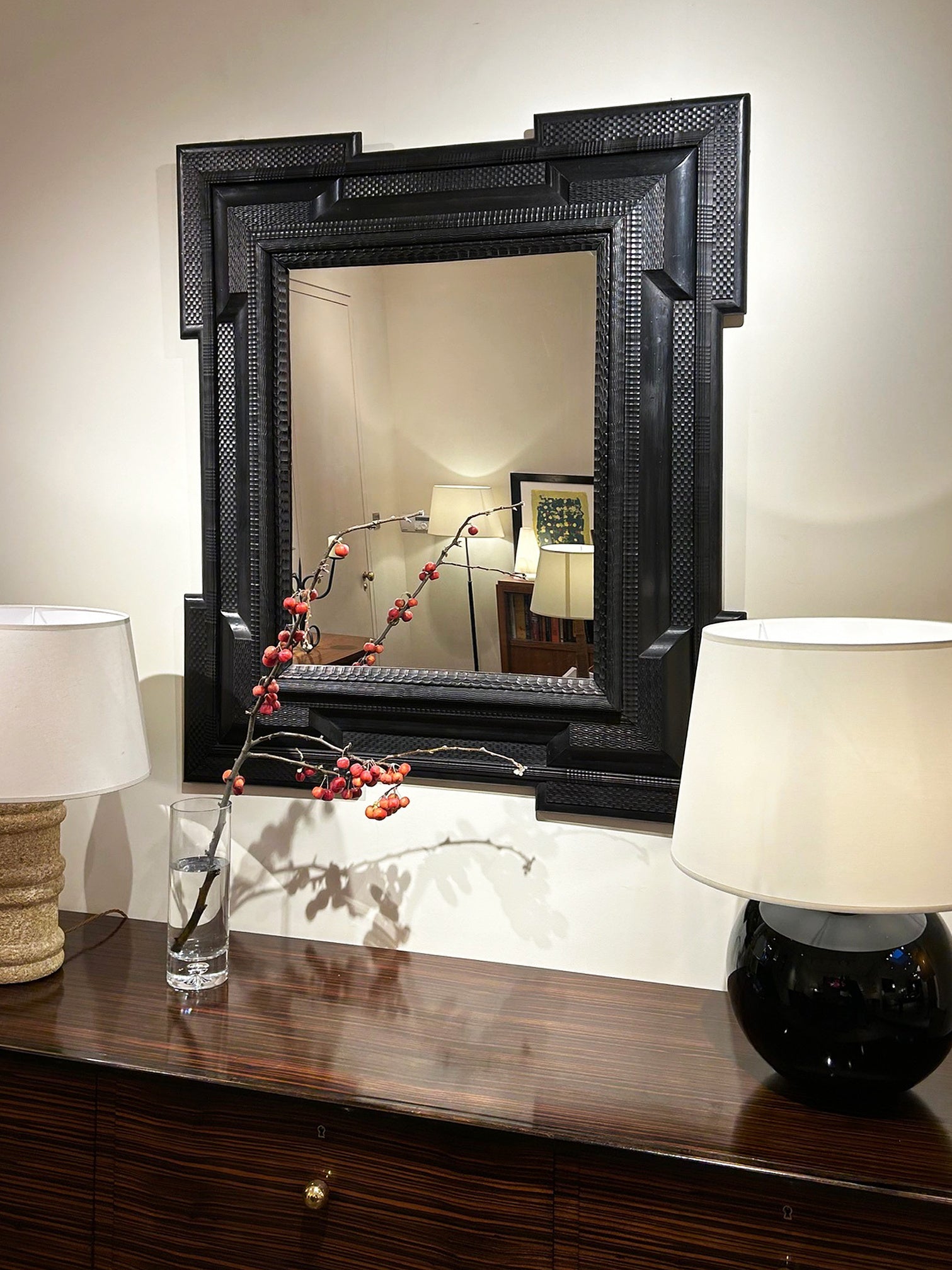 Large Flemish Style Mirror