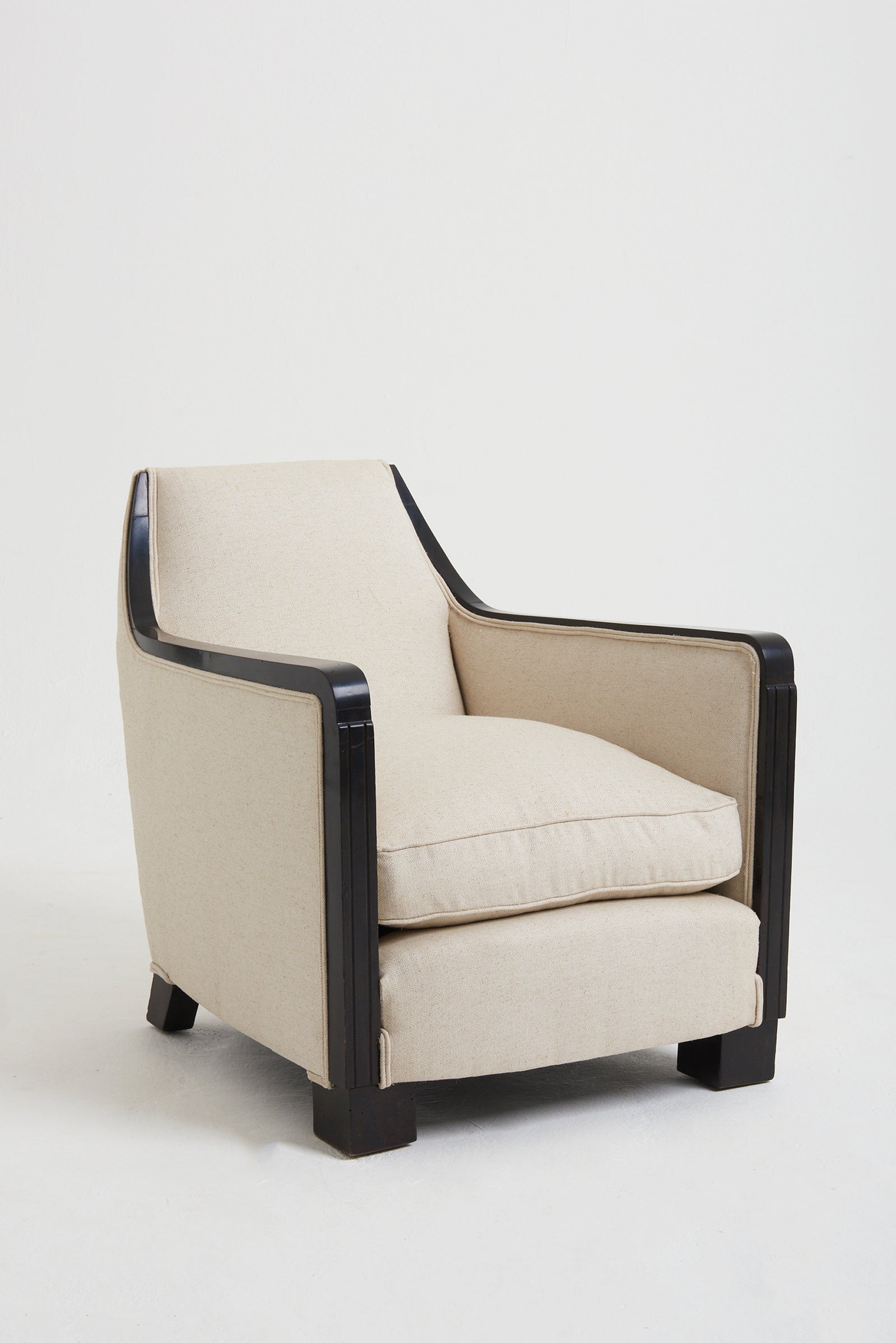 7652-  Art Deco Armchair prob. by Maison Dominique