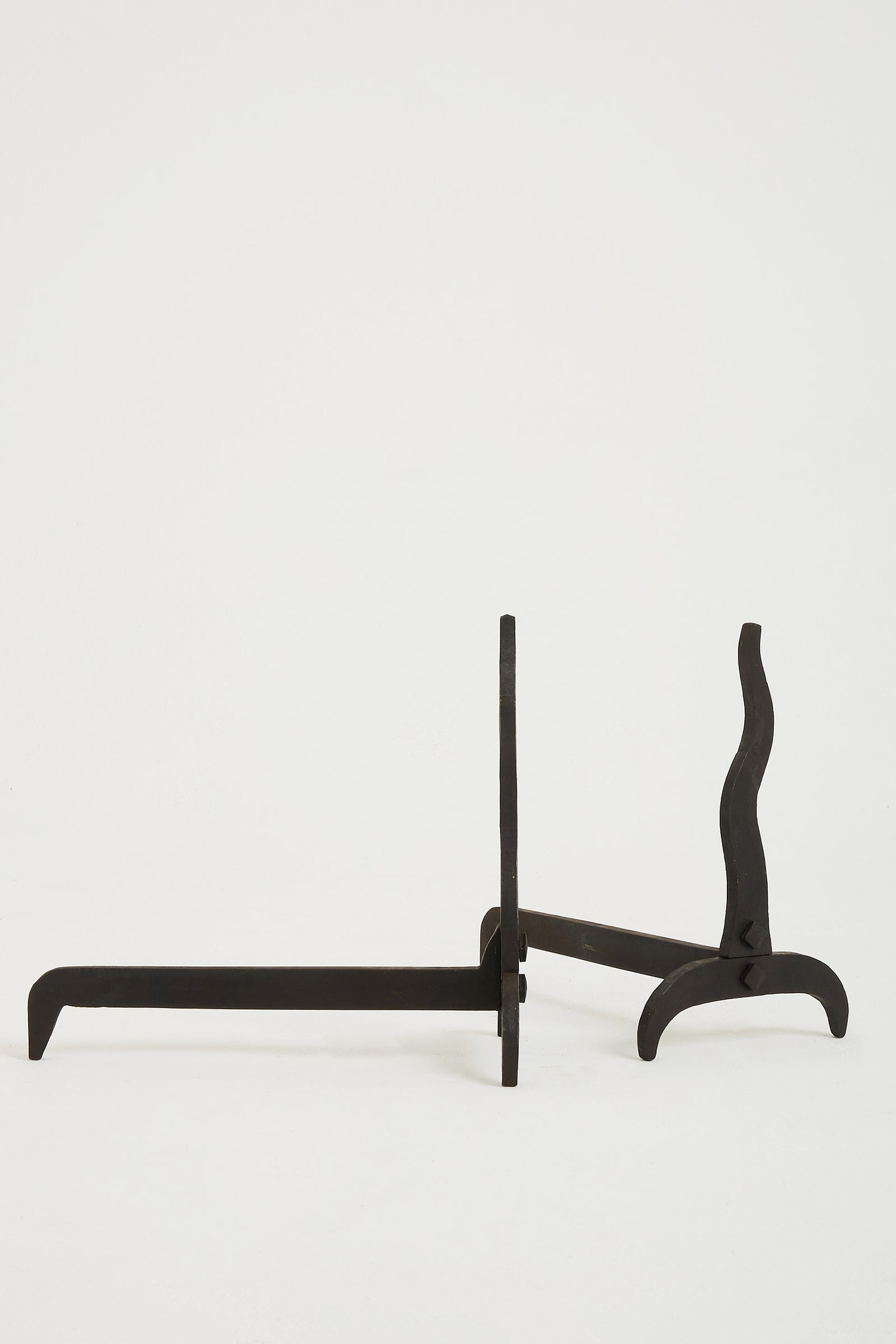 Pair of Forged Iron Fire Dogs