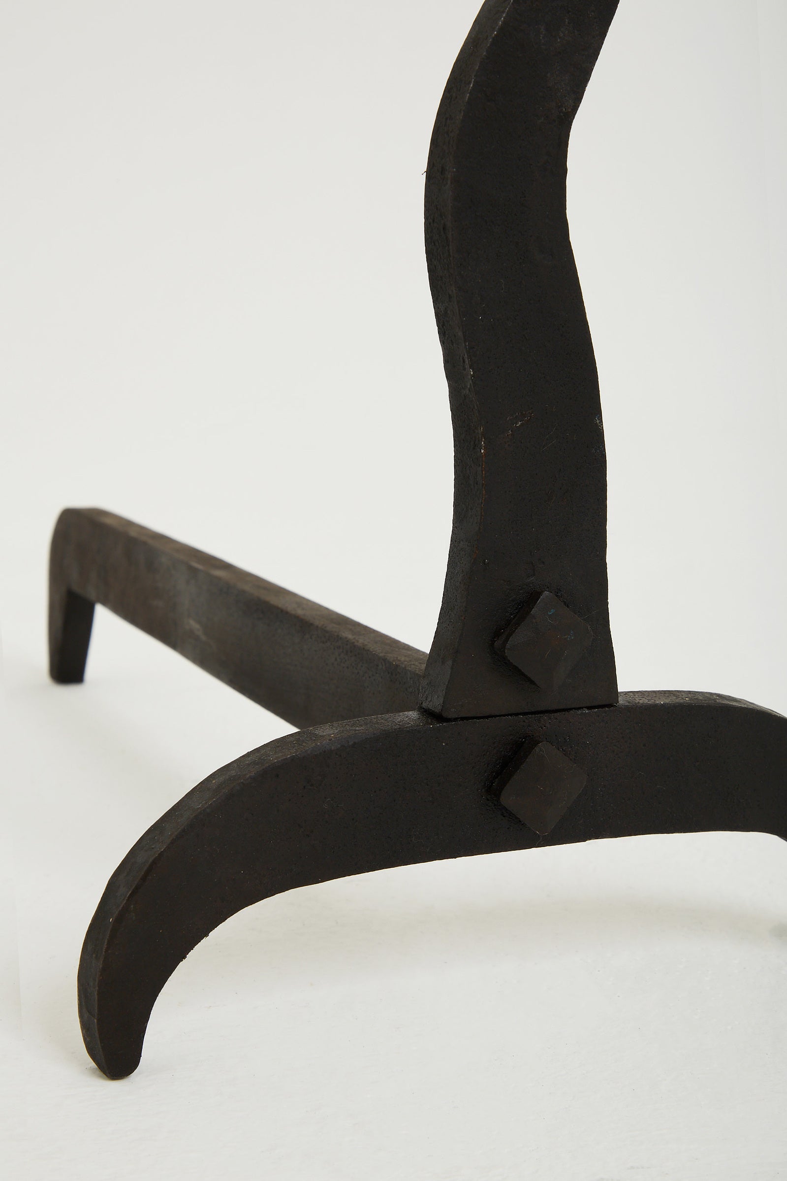 Pair of Forged Iron Fire Dogs